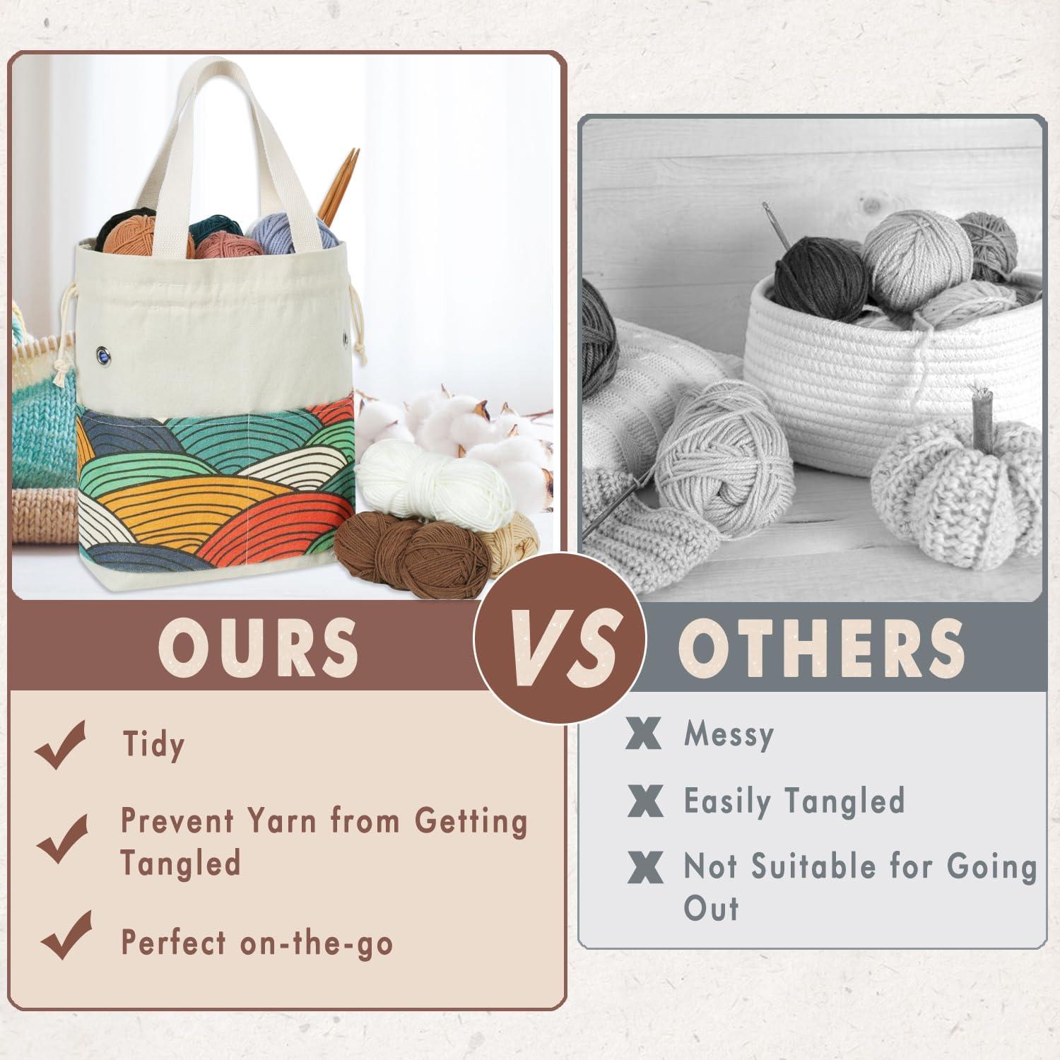 Bolsa de Hilo TOGETRUE Pequeña Color Arco 28x25 cm