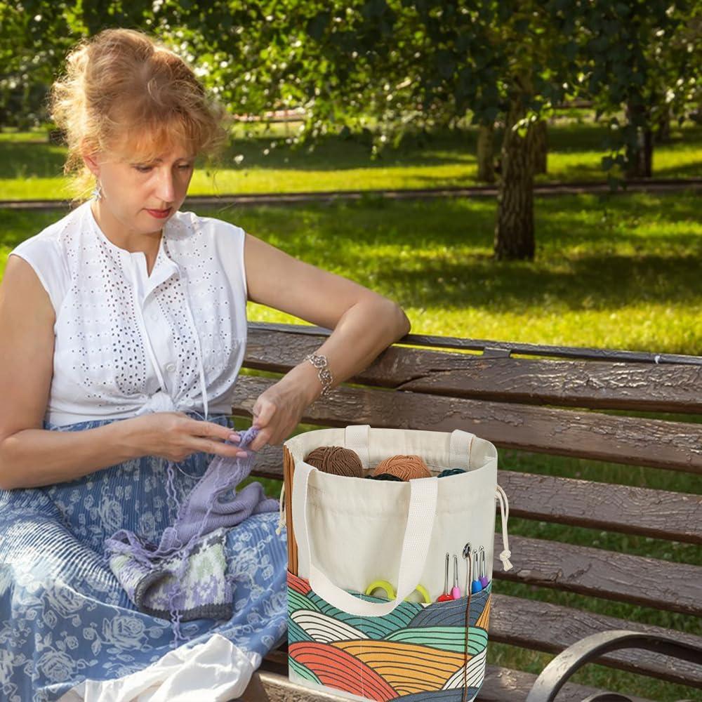 Bolsa de Hilo TOGETRUE Pequeña Color Arco 28x25 cm