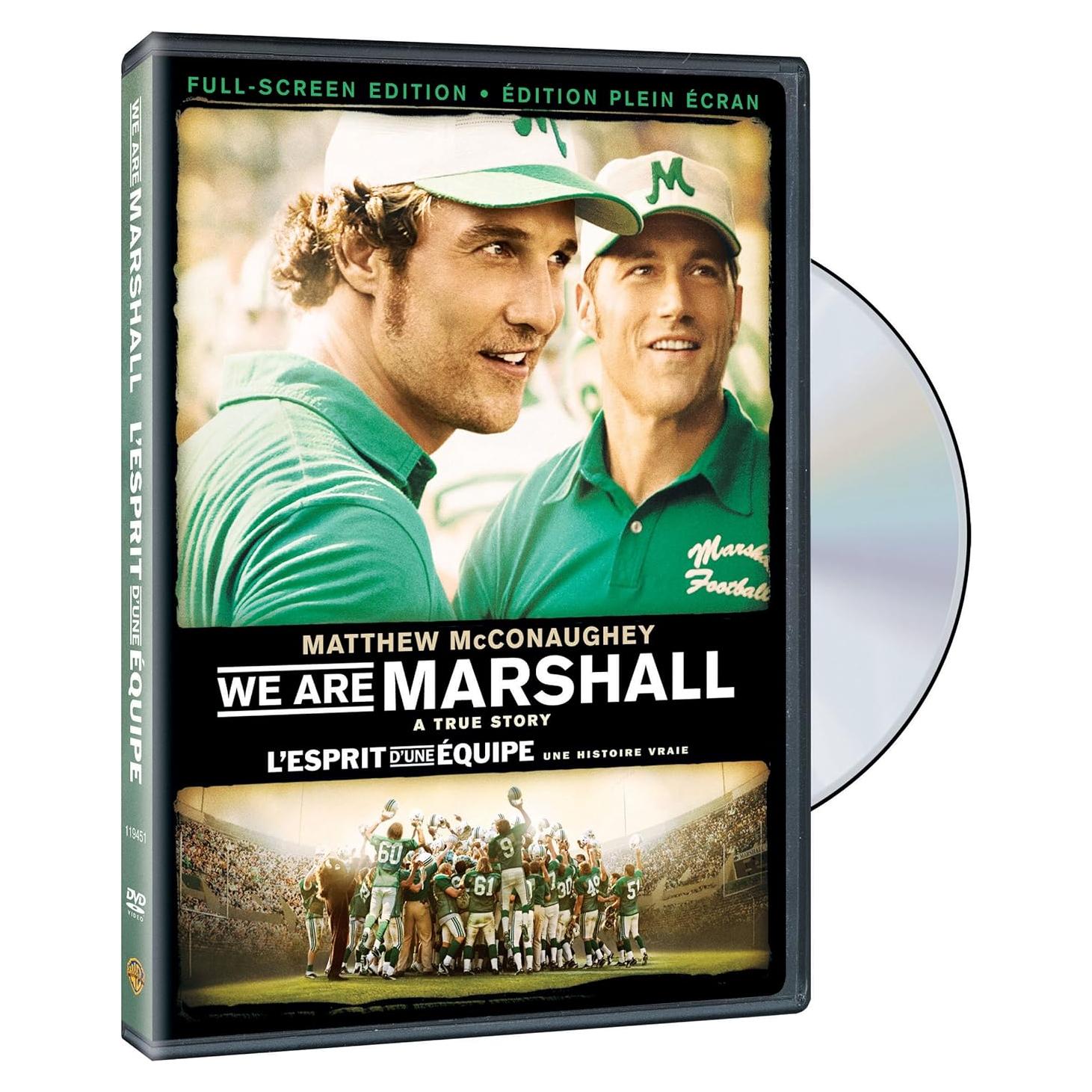 Película We Are Marshall DVD Pantalla Completa 2001