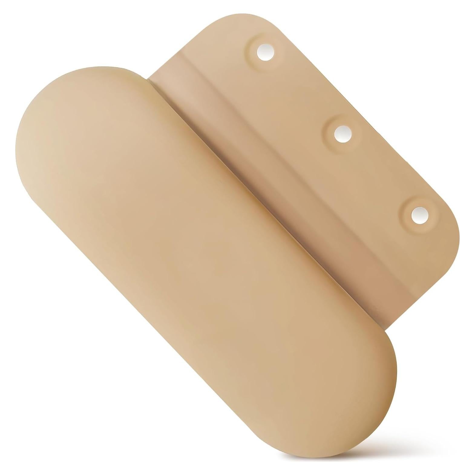 Soporte de Brochas de Maquillaje KETAR Silicona Beige 21.1 cm