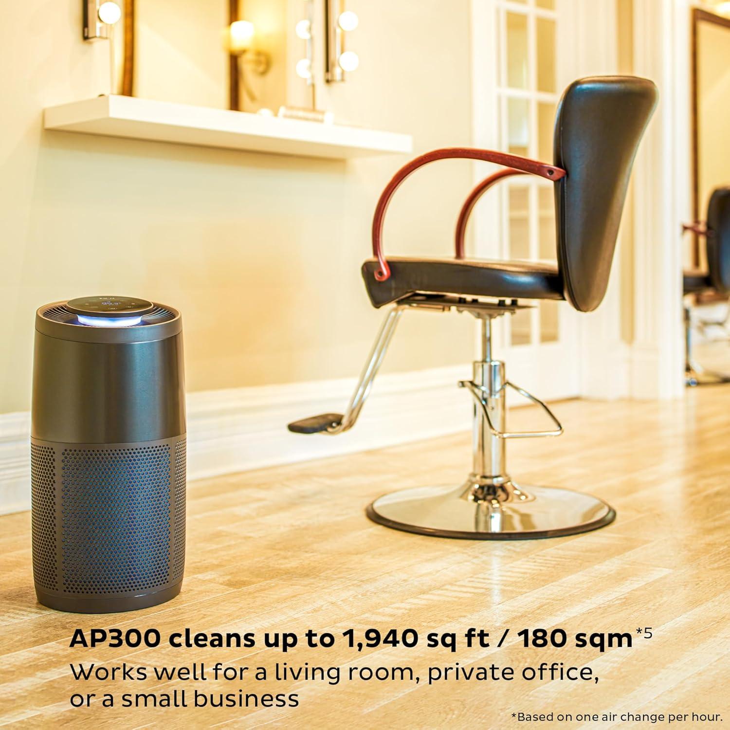 Purificador de Aire Instant HEPA 180 m2 Silencioso Carbón