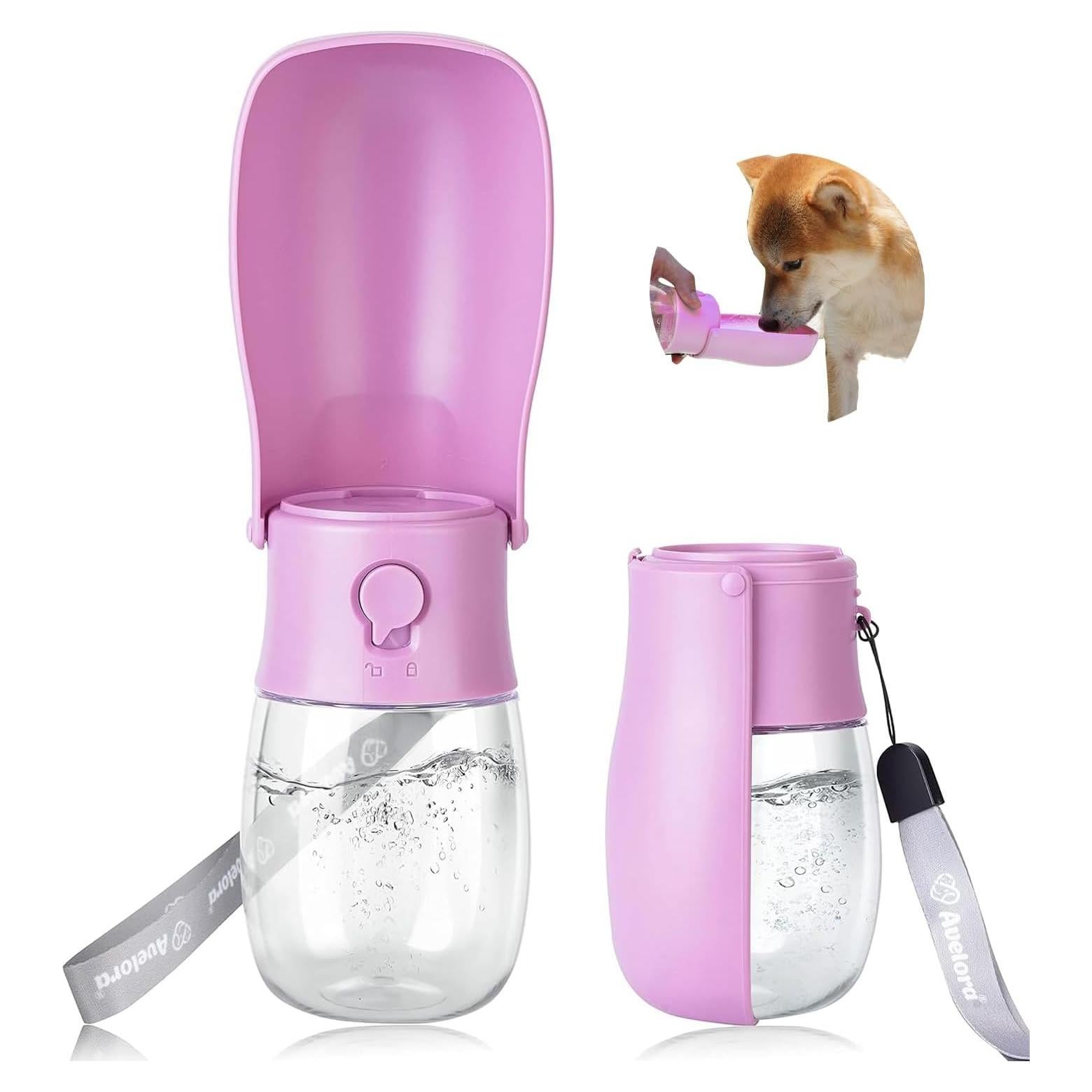 Botella de Agua Plegable Avelora 300ml para Mascotas