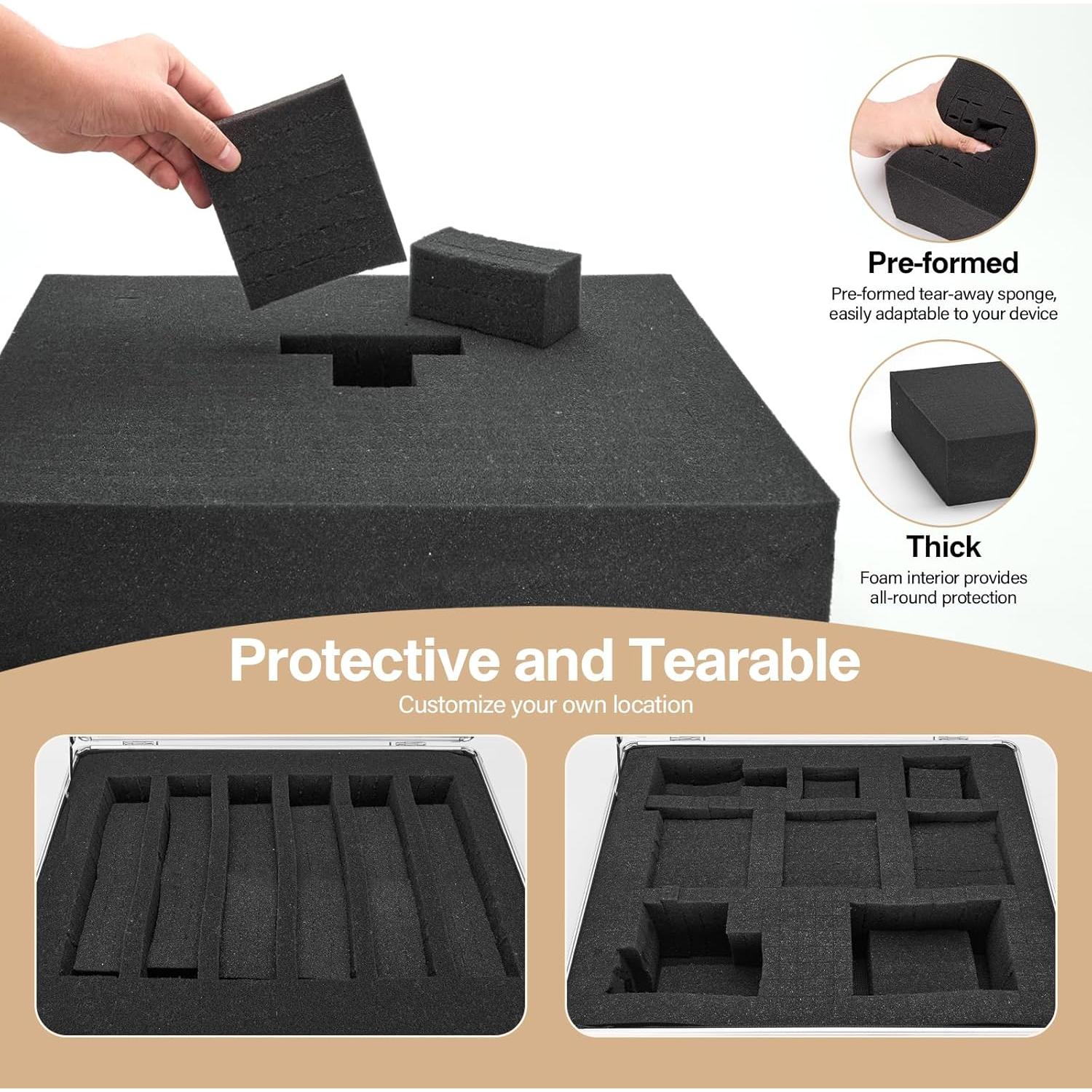 Caja de Seguridad GODLONSEN 36x25x11 cm con Cerradura Doble