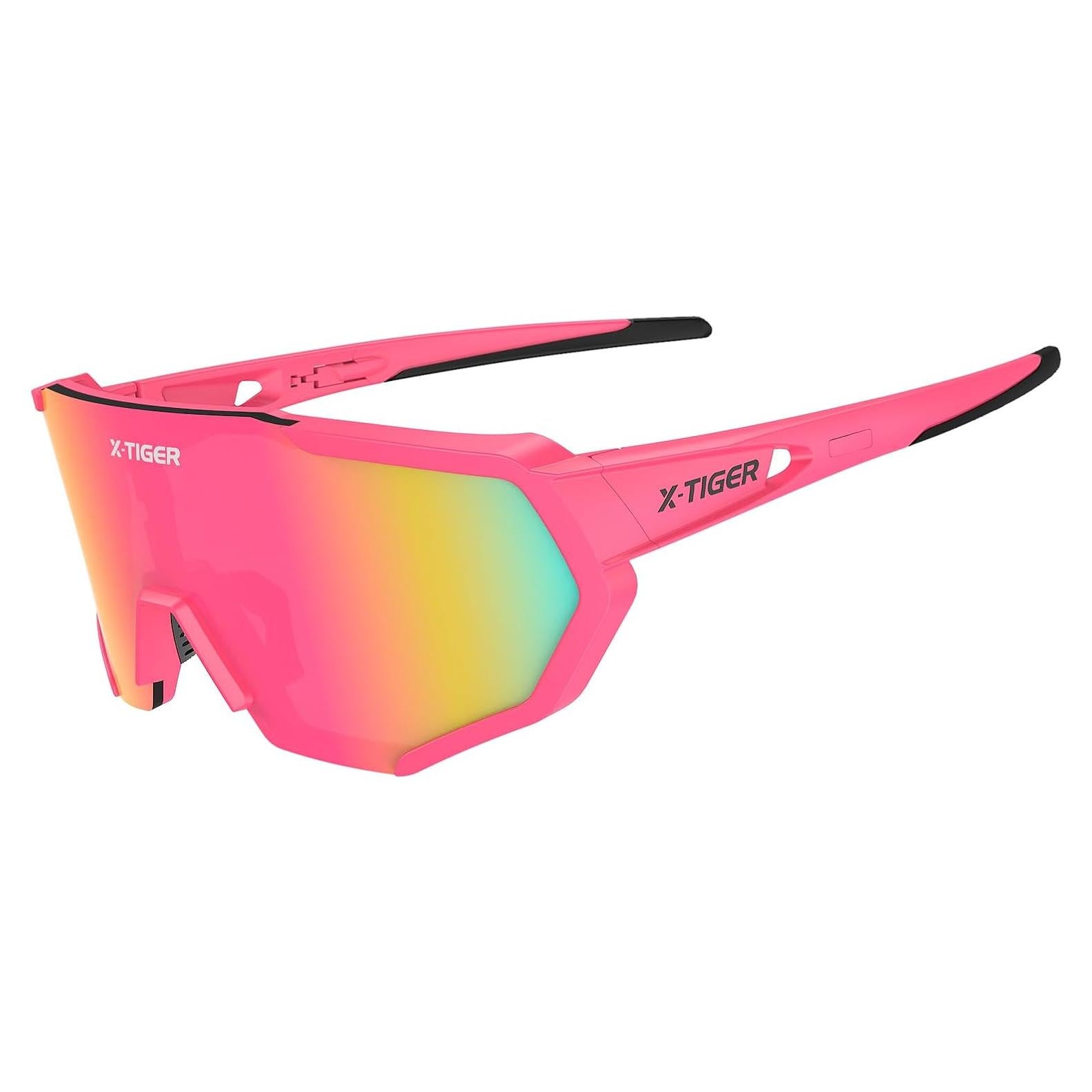 Gafas de sol deportivas X-TIGER Jpc-d UV400 unisex rosa