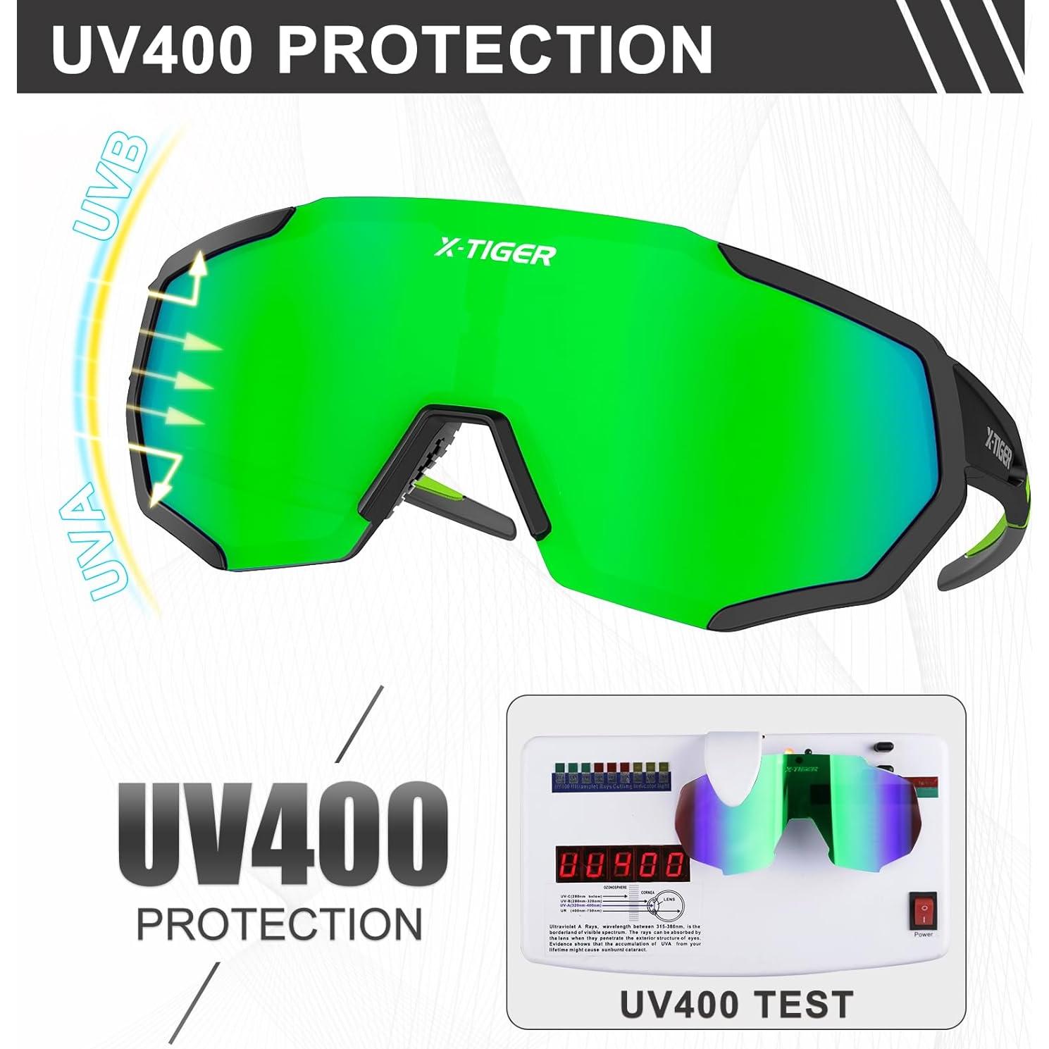 Gafas de Sol X-TIGER Polarizadas UV400 para Deportes