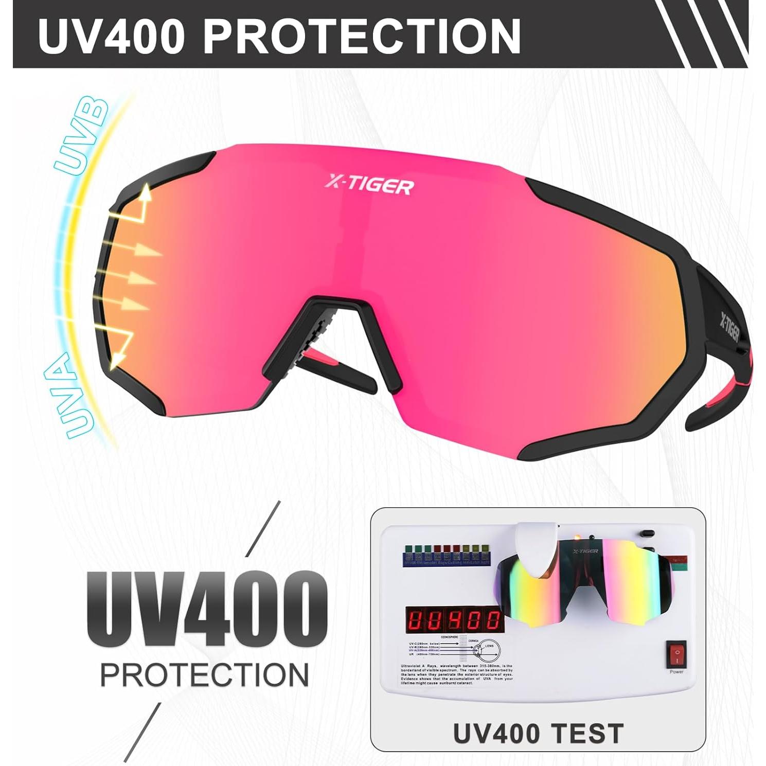 Gafas de Sol X-TIGER Polarizadas UV400 para Deportes