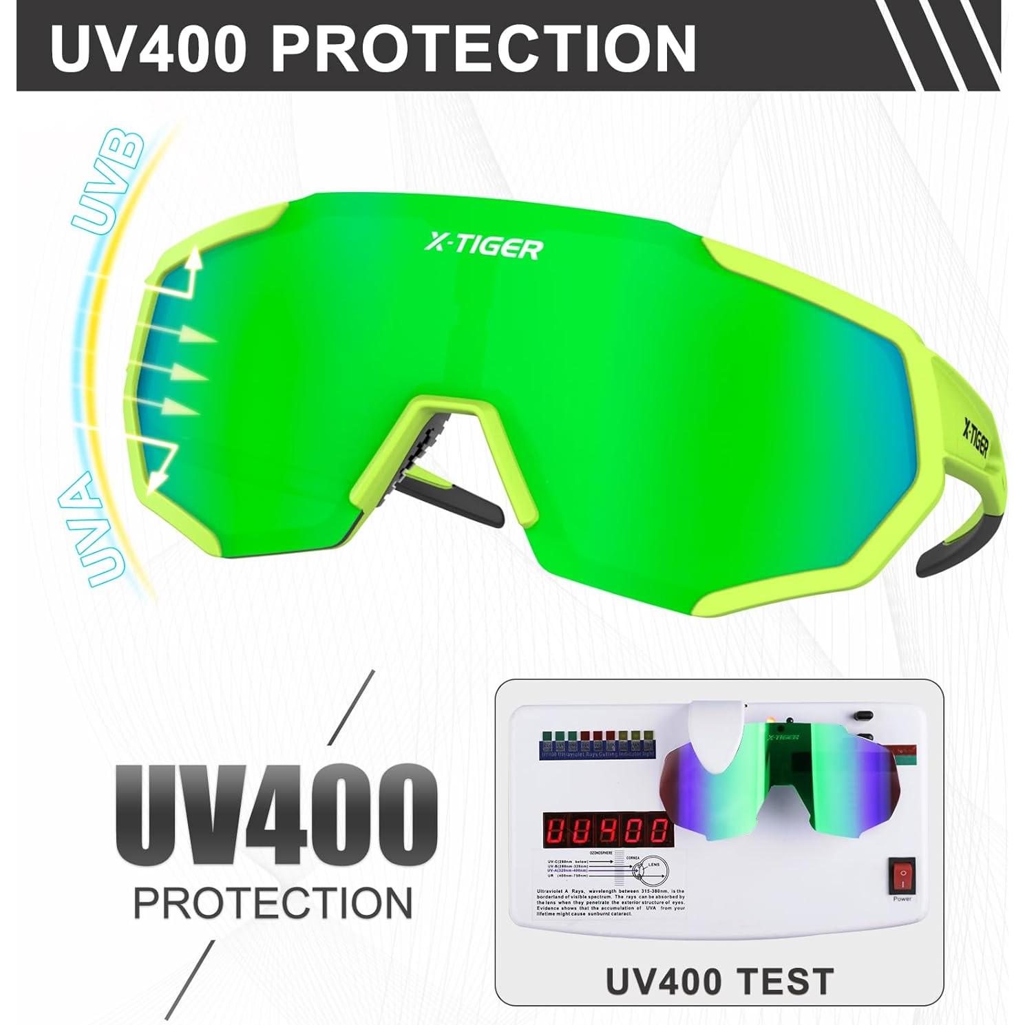 Gafas de Sol X-TIGER Polarizadas UV400 para Deportes