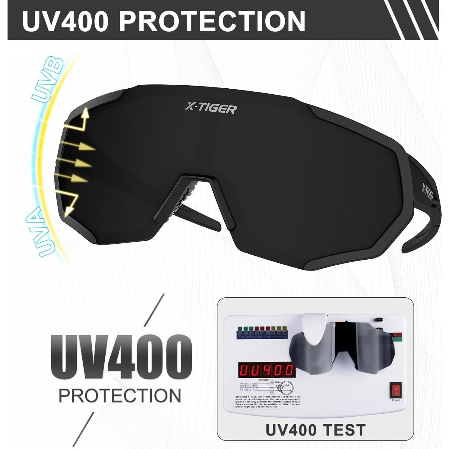 Gafas de Sol X-TIGER Jpc-d Polarizadas UV400 para Deportes