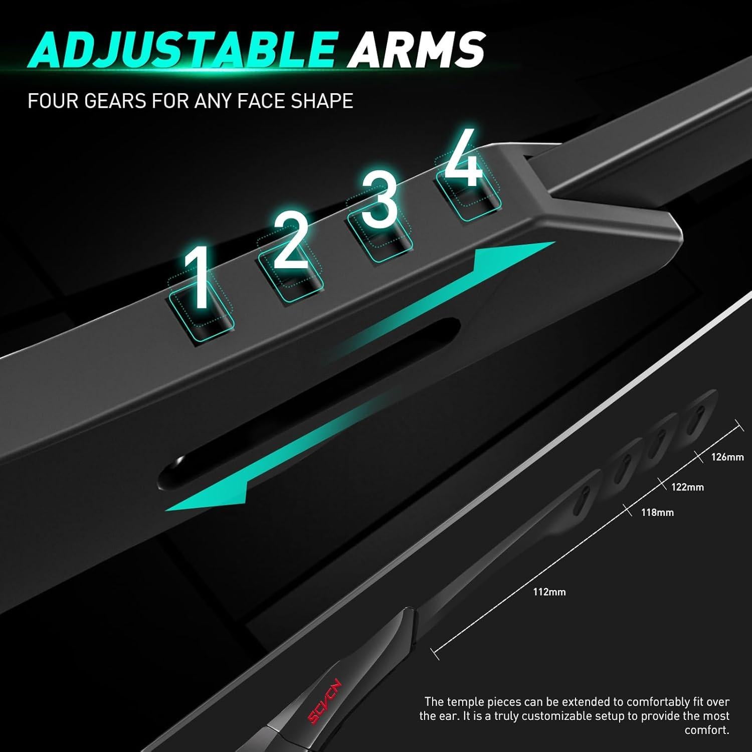 Gafas de Ciclismo Fotoquímicas KAPVOE UV400 Ajustables