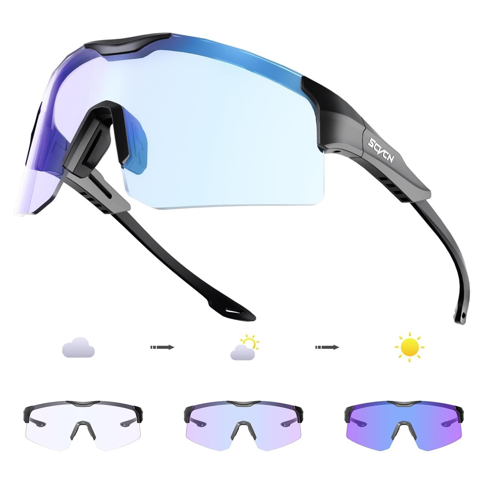 Gafas de Ciclismo KAPVOE S111 Fotoquímicas UV400