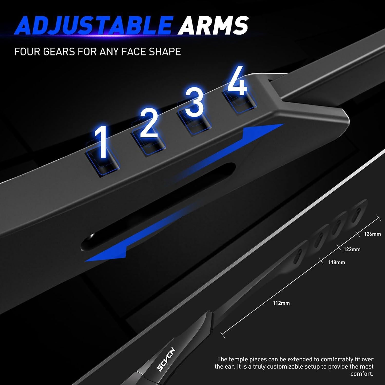 Gafas de Ciclismo KAPVOE S111 Fotoquímicas UV400