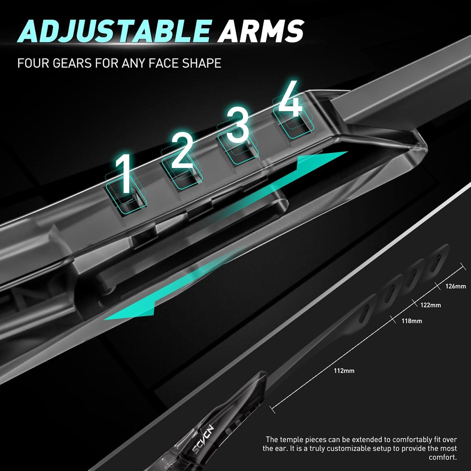 Gafas de Ciclismo KAPVOE Fotoquímicas UV400 Ajustables