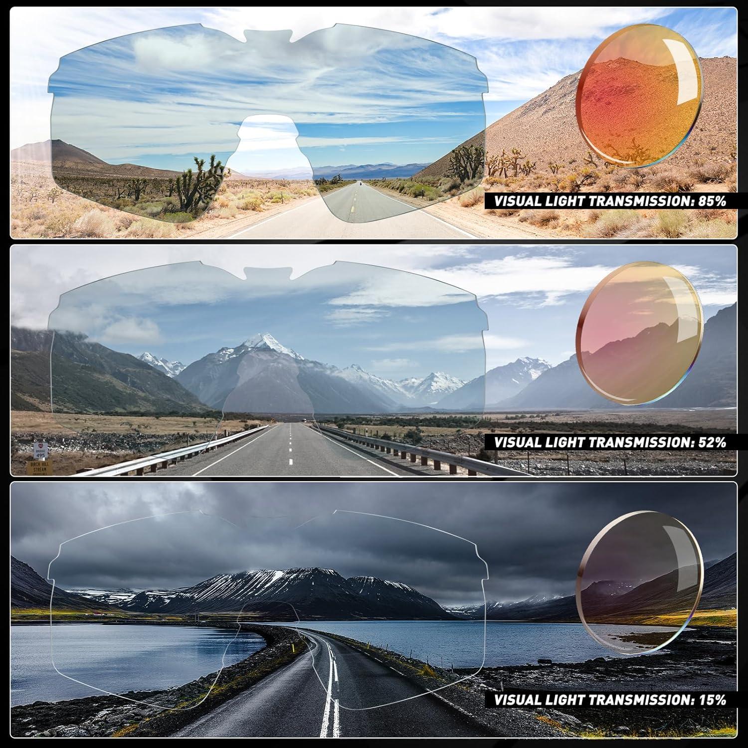 Gafas de Ciclismo KAPVOE S111 Fotoquímicas UV400