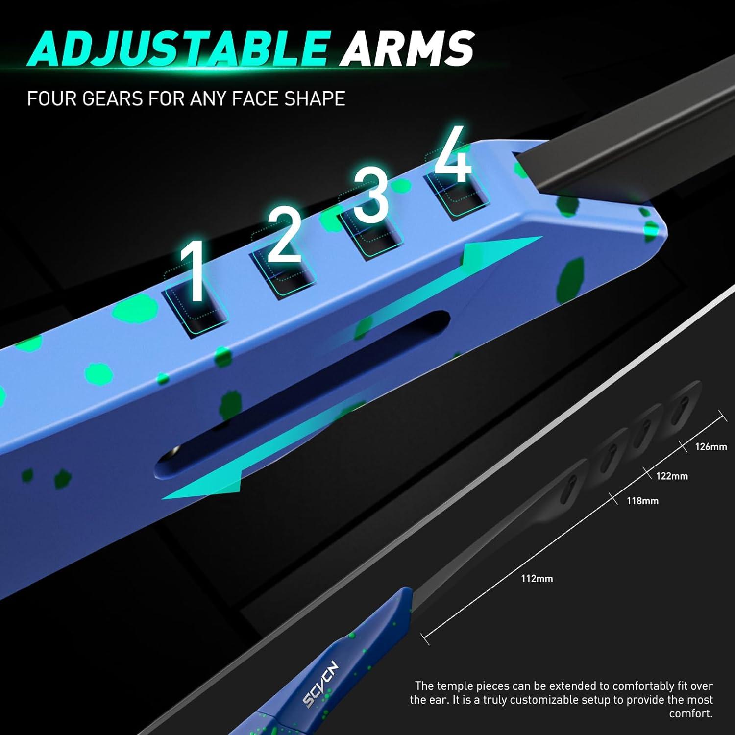 Gafas de Ciclismo KAPVOE Fotoquímicas UV400 Ajustables