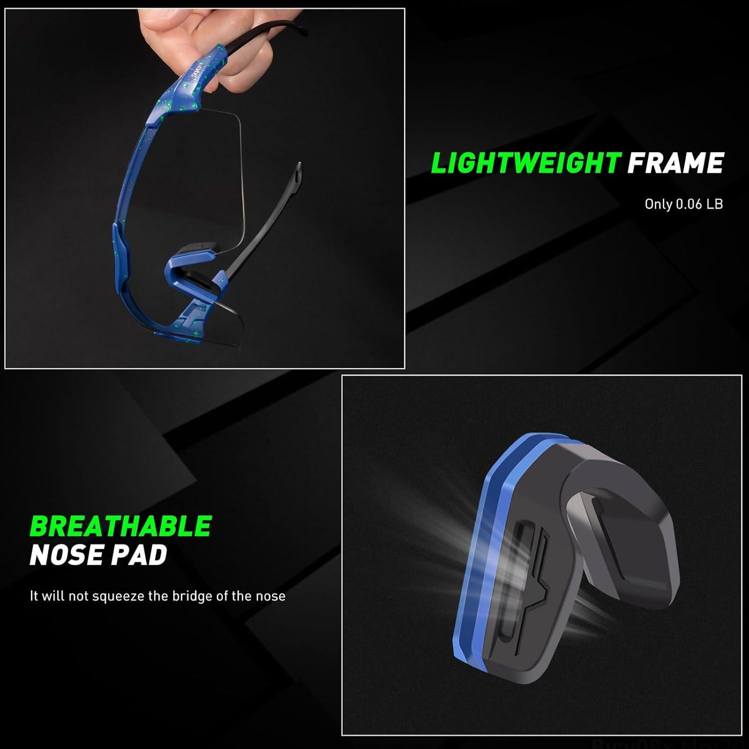 Gafas de Ciclismo KAPVOE Fotoquímicas UV400 para Adultos