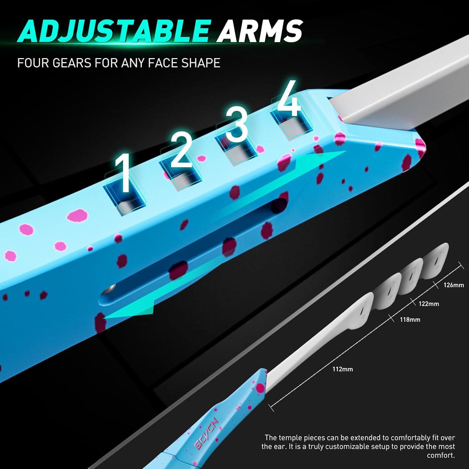 Gafas de Ciclismo KAPVOE Fotoquímicas UV400 Ajustables