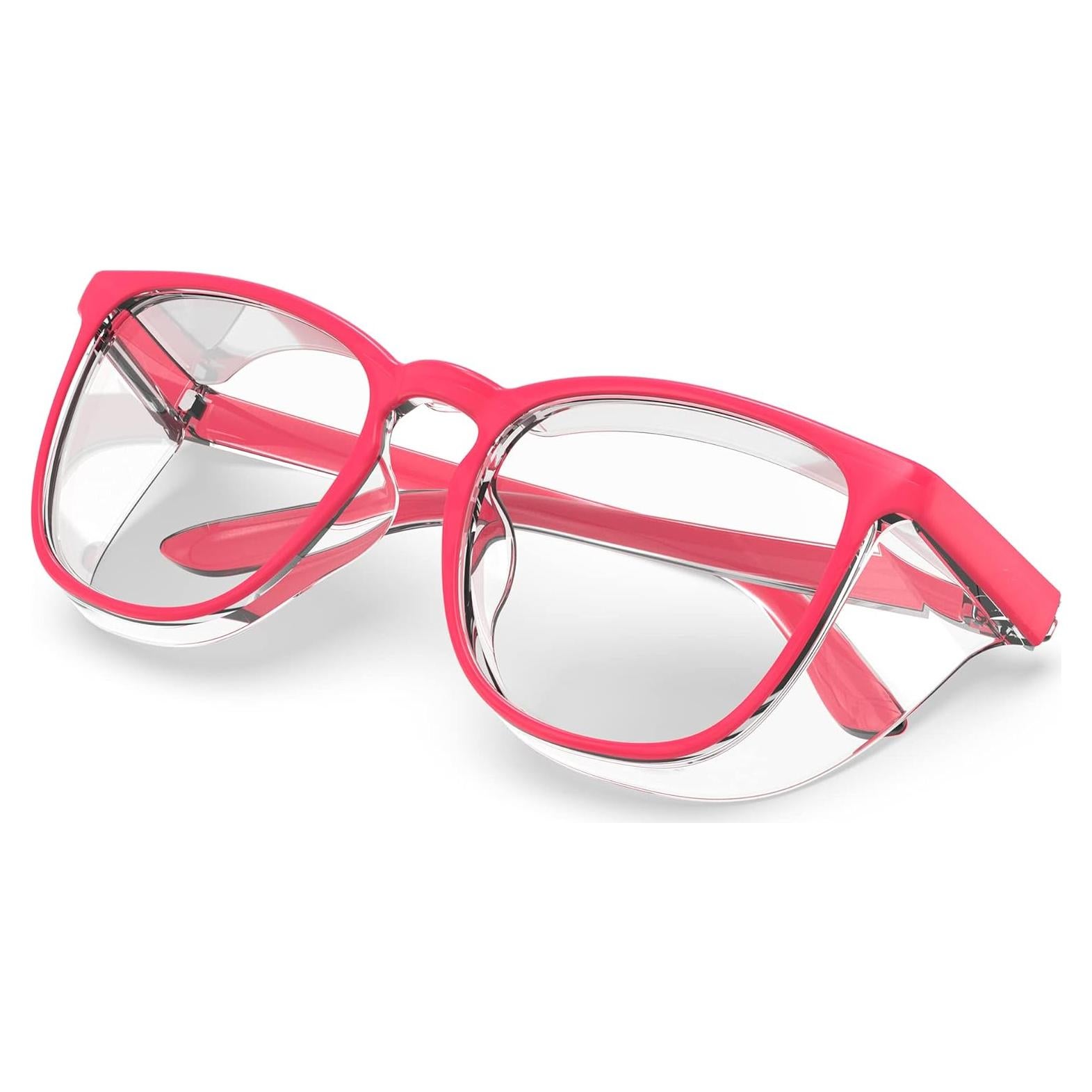 Gafas de Seguridad Antivaho Rosa Profundo para Adultos