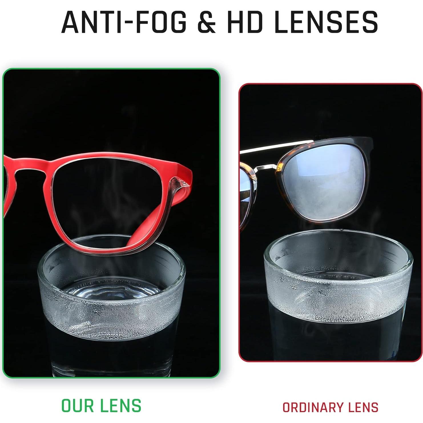 Gafas de Seguridad Antivaho Rosa Profundo para Adultos