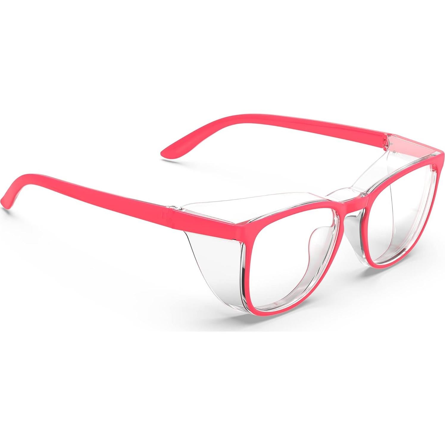 Gafas de Seguridad Antivaho Rosa Profundo para Adultos