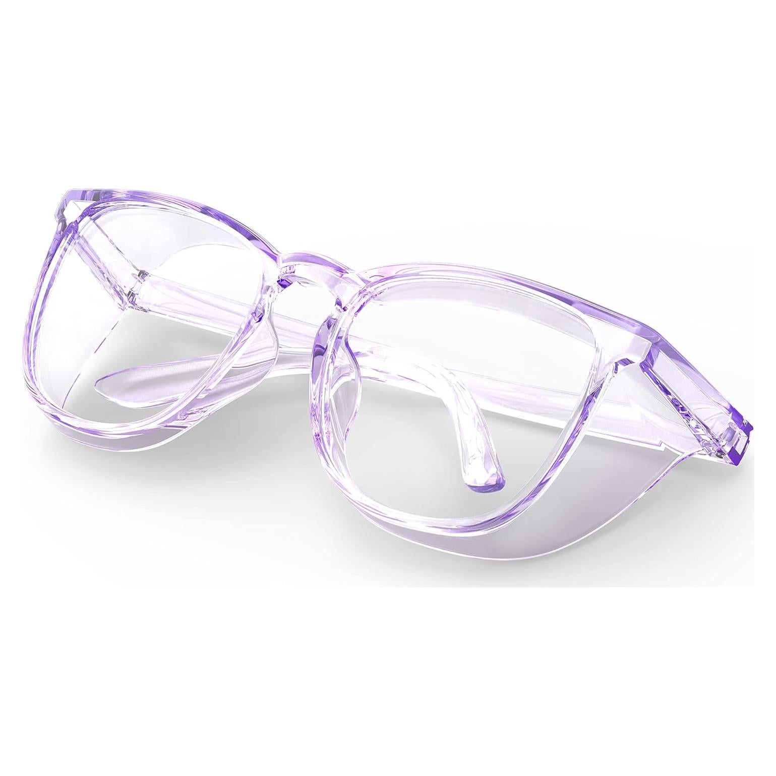 Gafas de Seguridad Antivaho Antirayaduras Púrpura Claro