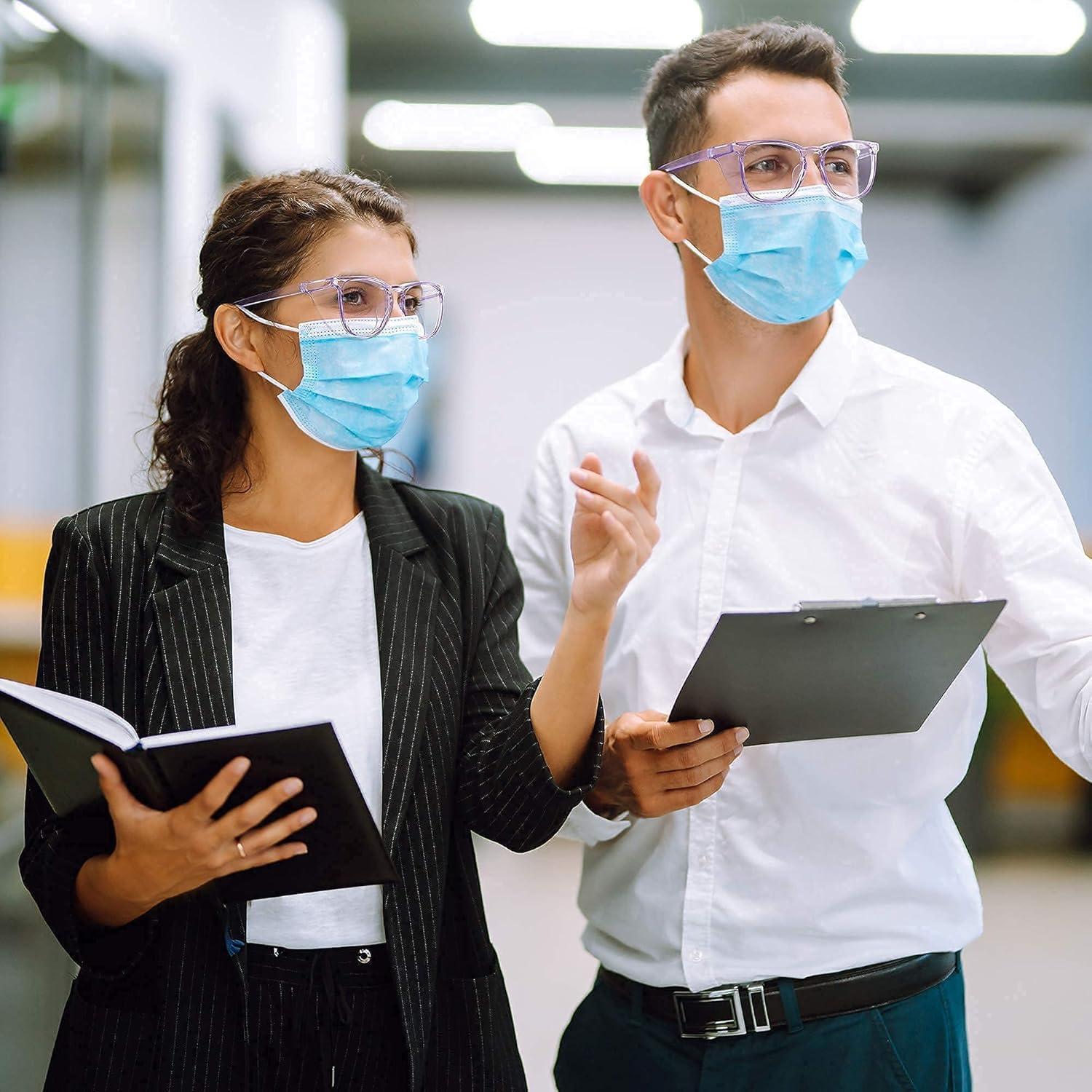 Gafas de Seguridad Antivaho Antirayaduras Púrpura Claro