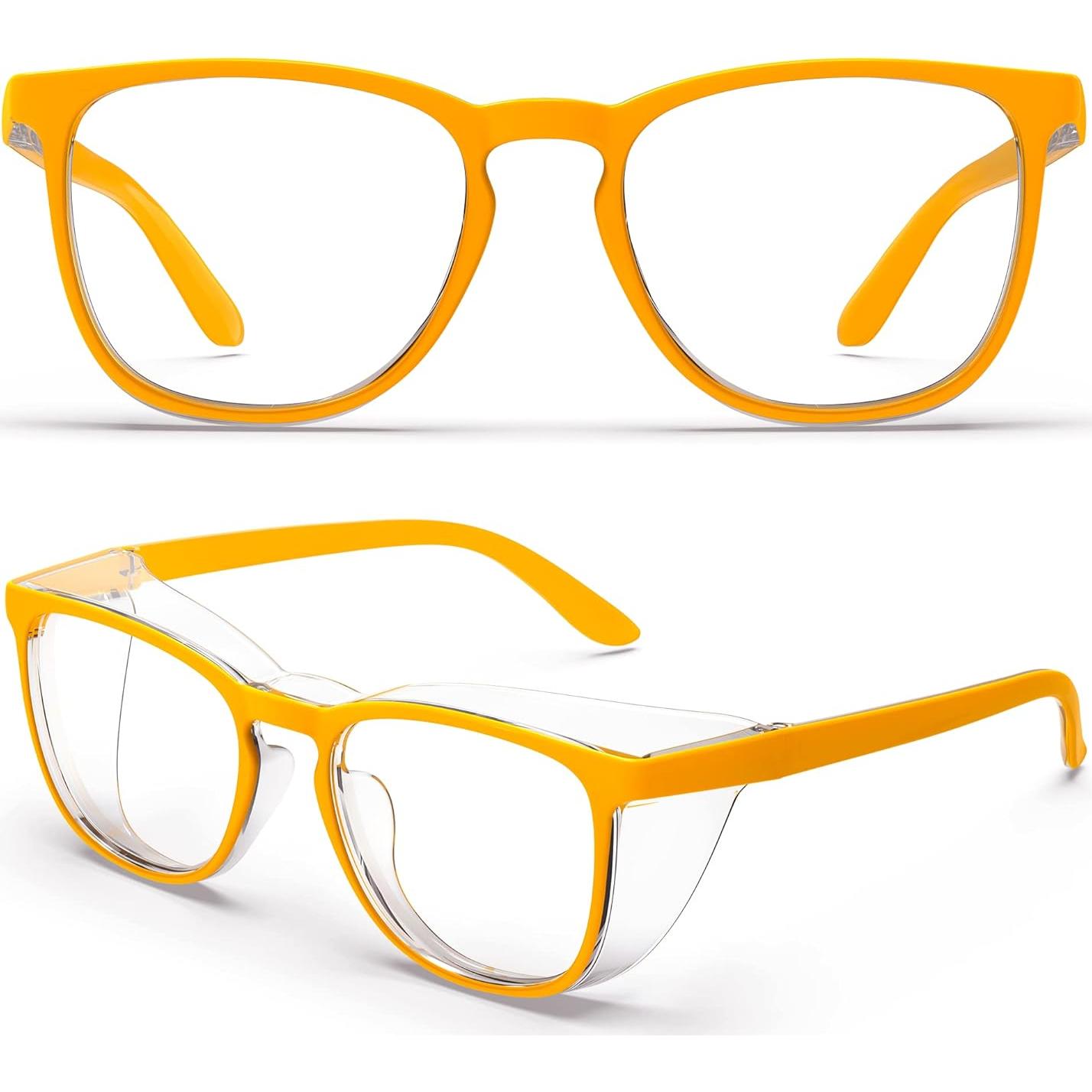 Gafas de Seguridad Antivaho Amarillo Huevo para Adultos