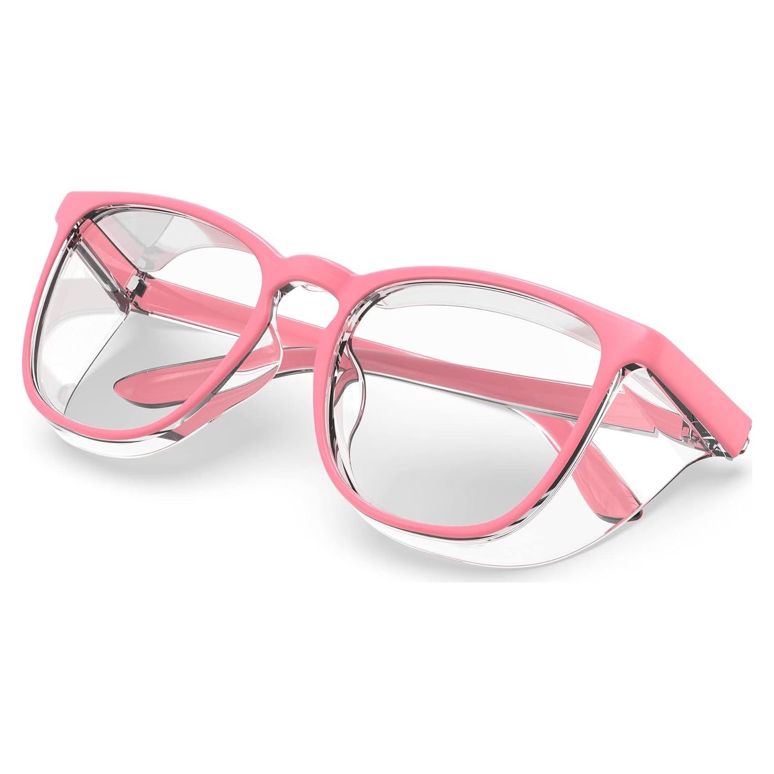 Gafas de Seguridad Antivaho Rosa Claro para Adultos