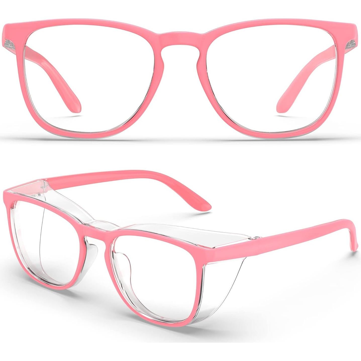 Gafas de Seguridad Antivaho Rosa Claro para Adultos