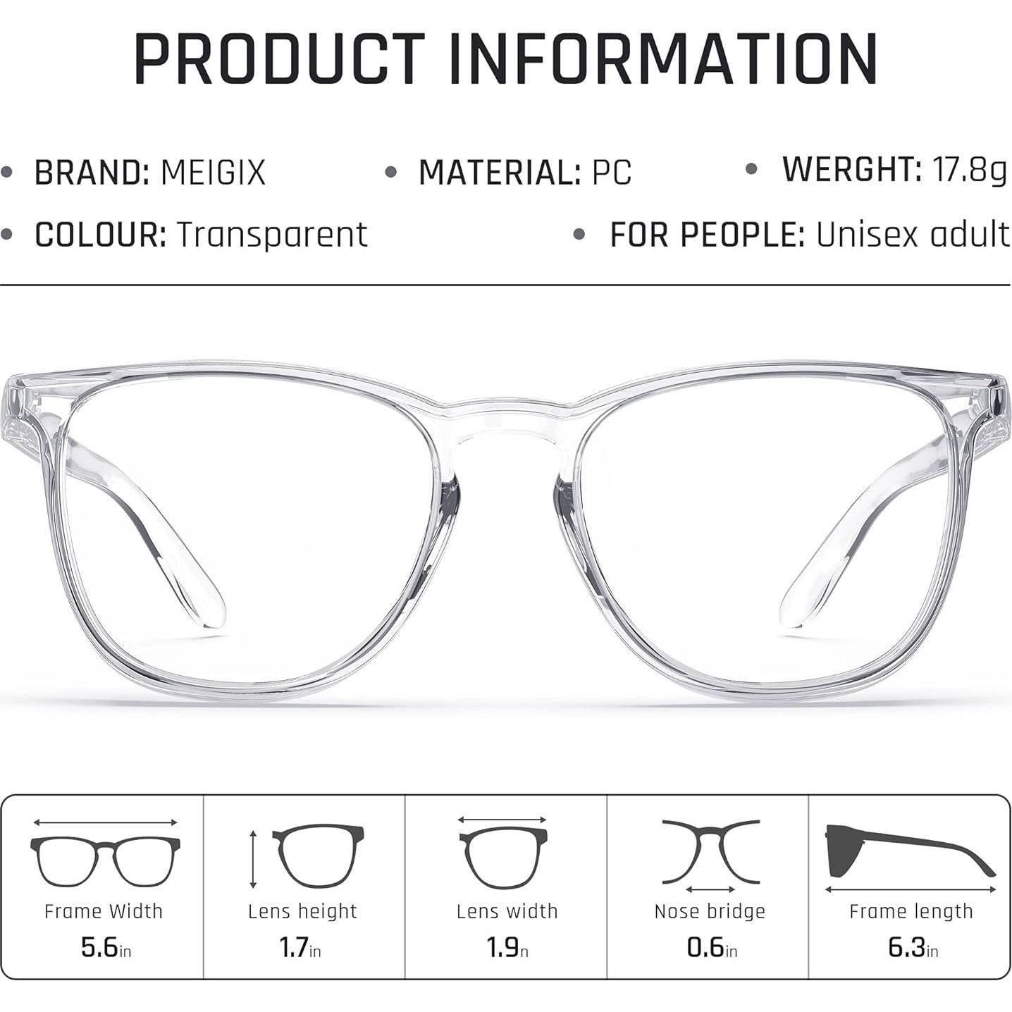 Gafas de Seguridad Antivaho Claras - Ligeras y Modernas