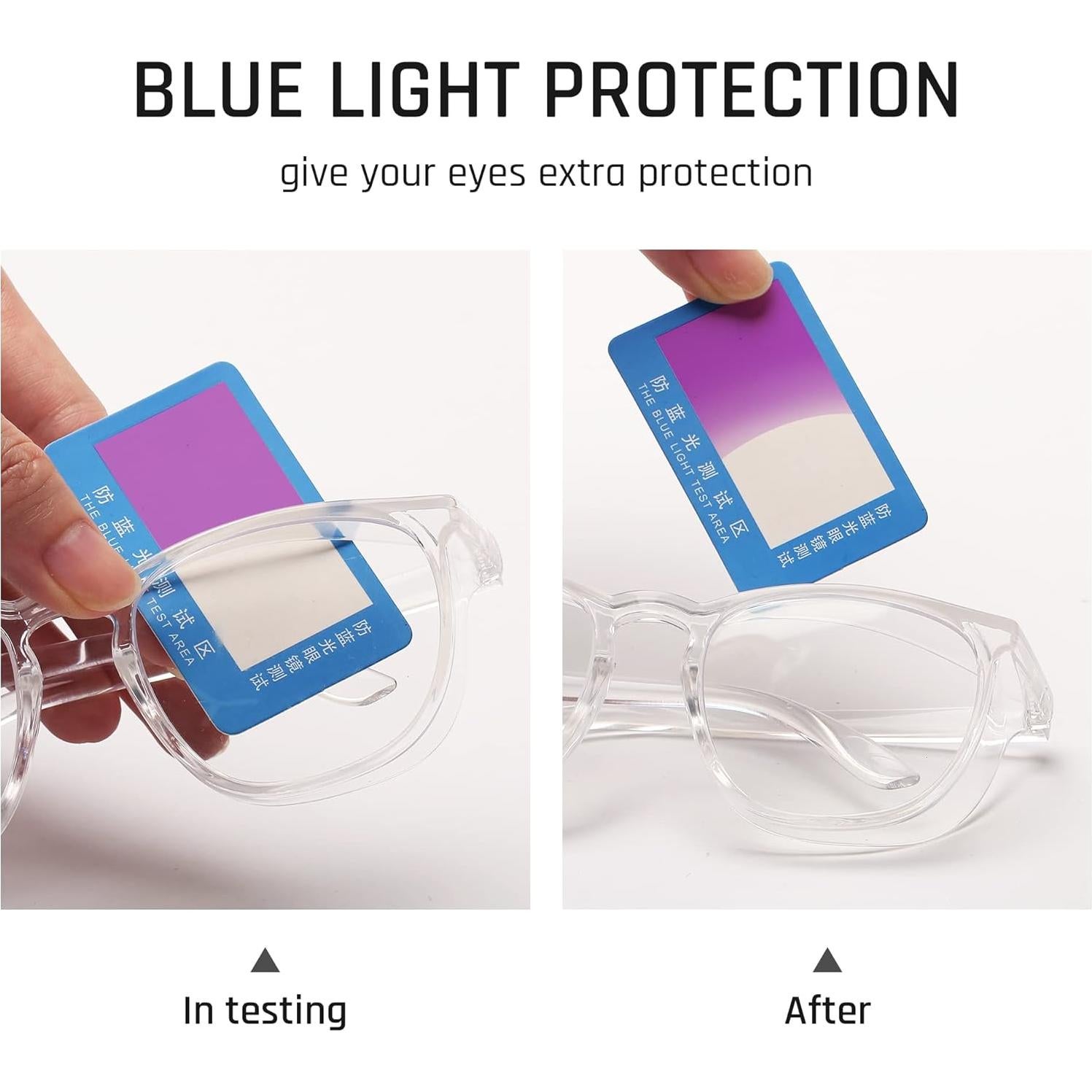 Gafas de Seguridad Anti-Vaho 2 Pack Claro y Púrpura