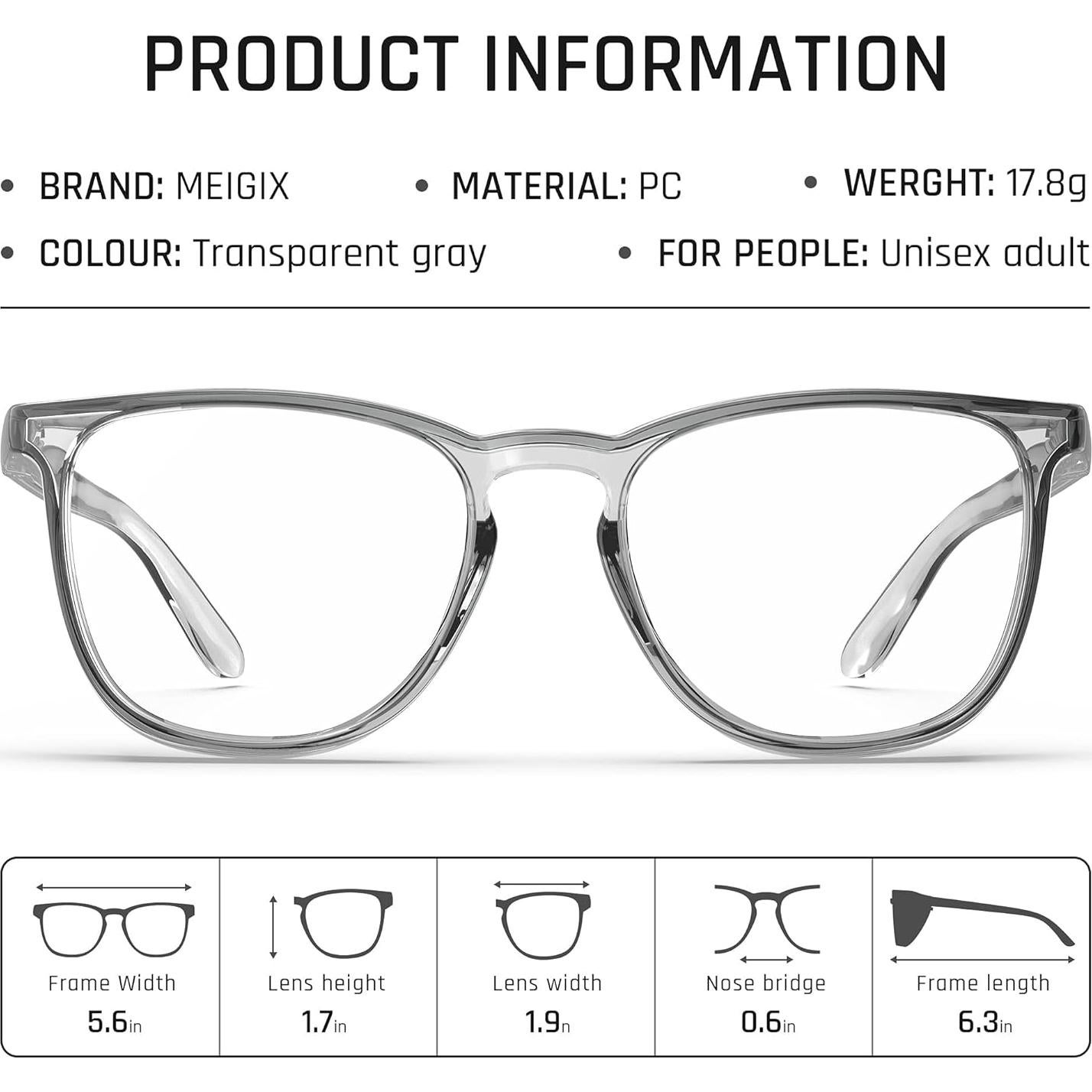 Gafas de Seguridad Anti-Vaho y Anti-Rayones - Unisex