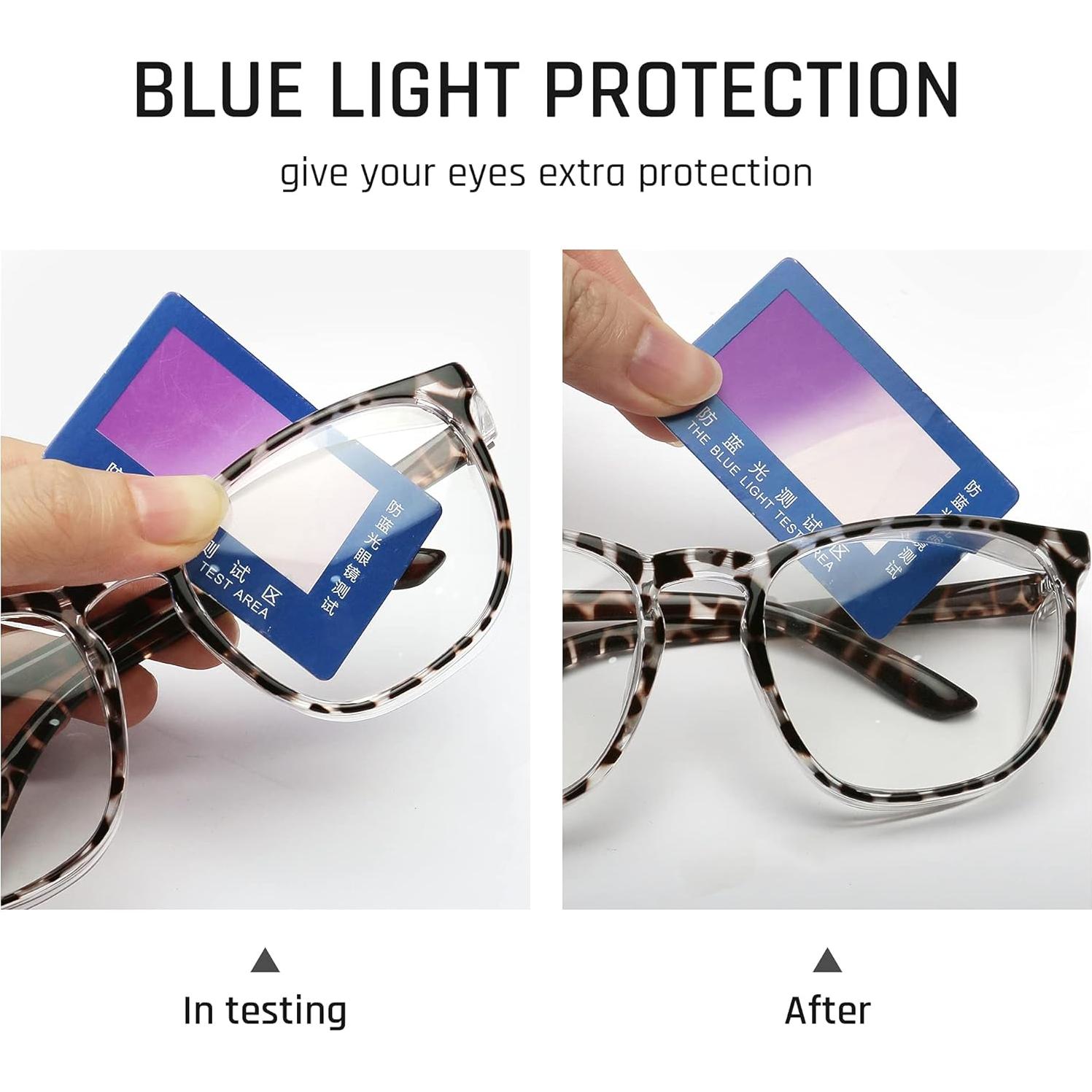 Gafas de Seguridad Anti-Niebla y Anti-Luz Azul Leopardo