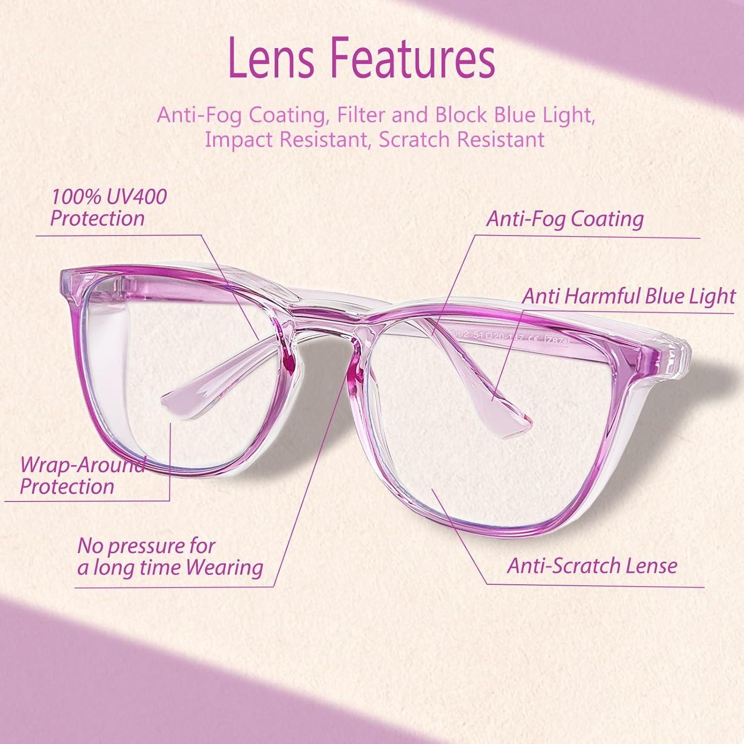 Gafas de seguridad Feaglo antiempañantes con protección UV