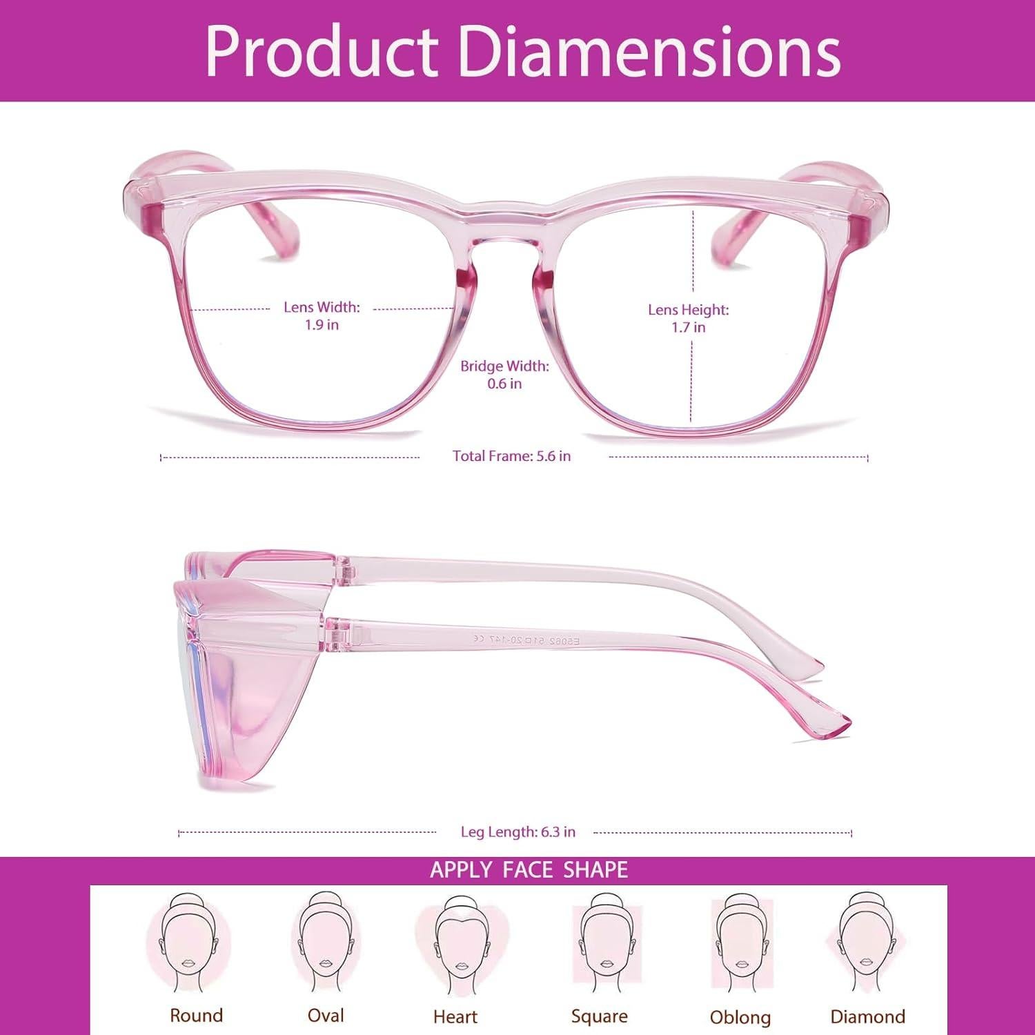 Gafas de seguridad Feaglo antiempañantes con protección UV