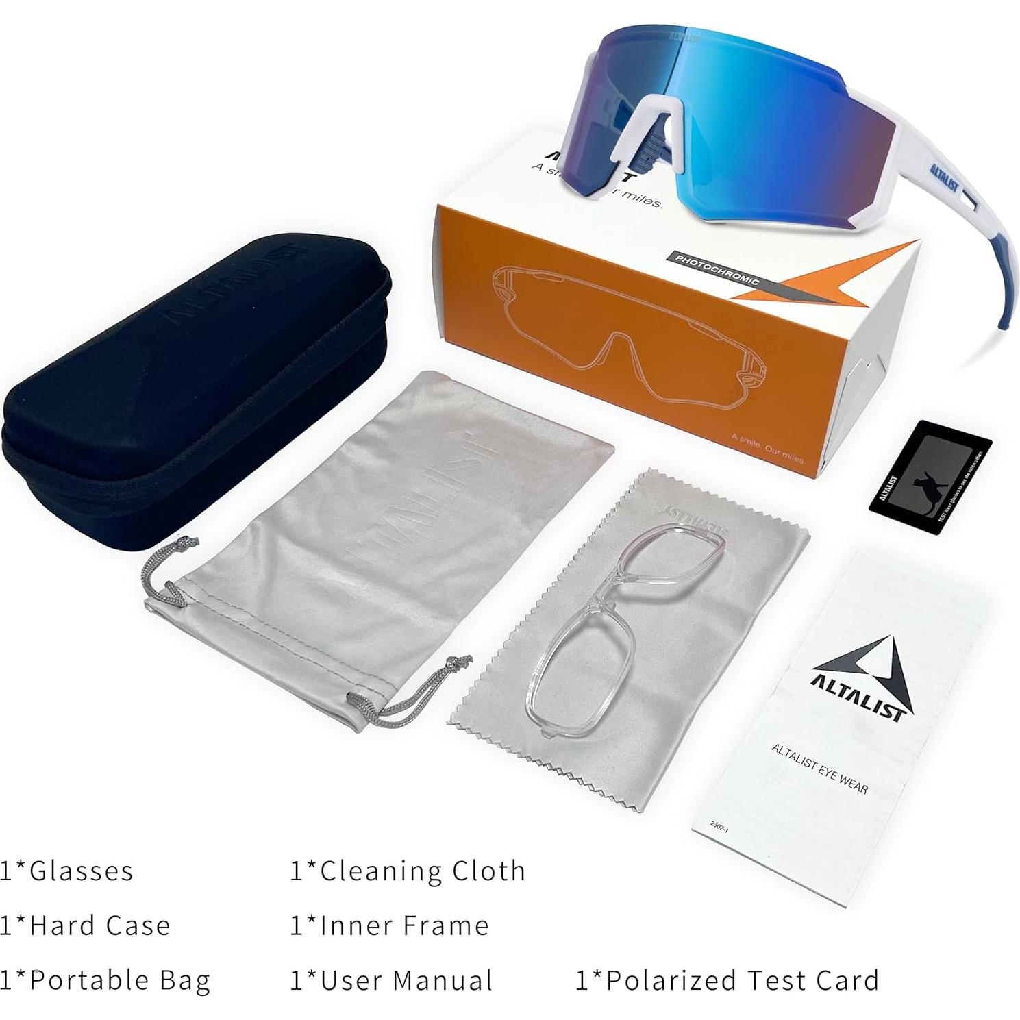 Gafas de Ciclismo ALTALIST UV400 Polarizadas Azul