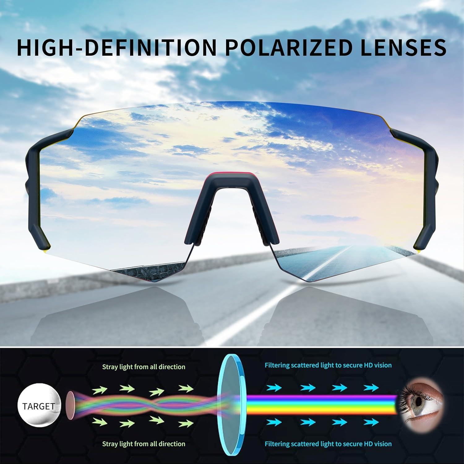 Gafas de Ciclismo ALTALIST UV400 Polarizadas Rosa