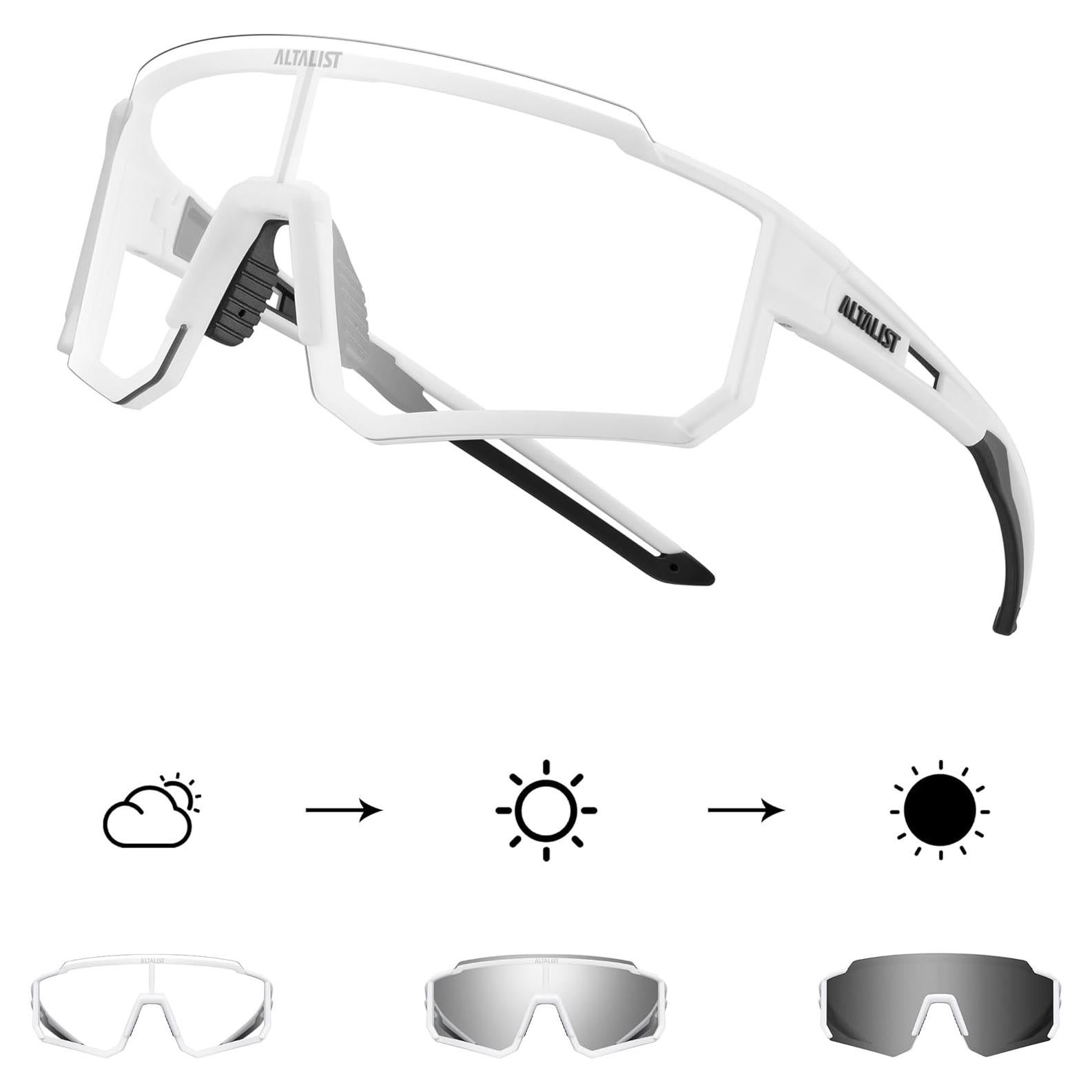 Gafas de Ciclismo ALTALIST UV400 Lentes Fotocromáticas