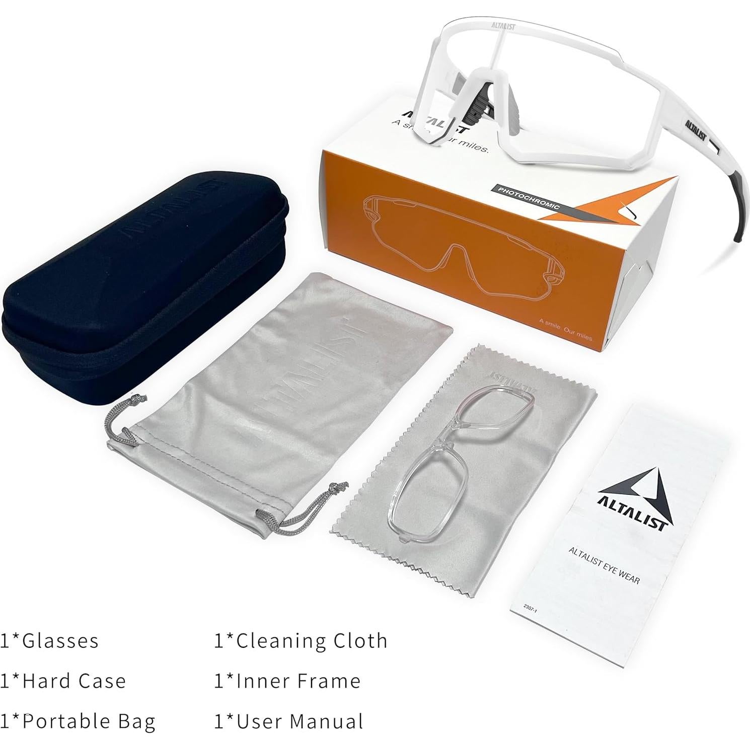 Gafas de Ciclismo ALTALIST UV400 Lentes Fotocromáticas