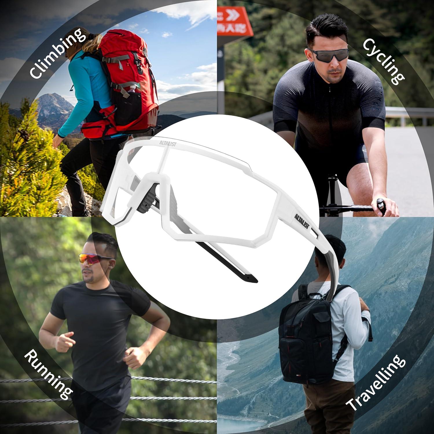 Gafas de Ciclismo ALTALIST UV400 Lentes Fotocromáticas