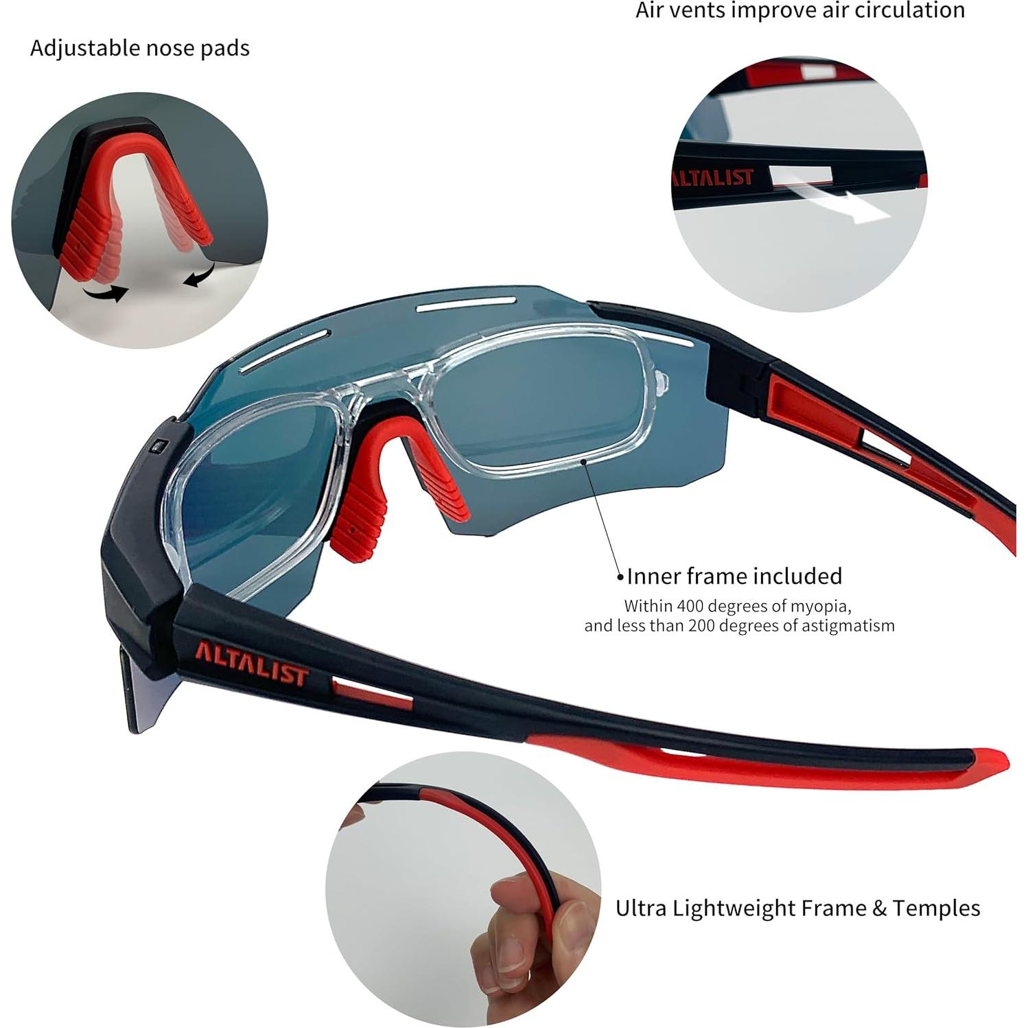Gafas de Ciclismo ALTALIST Legacy3 UV400 Intercambiables