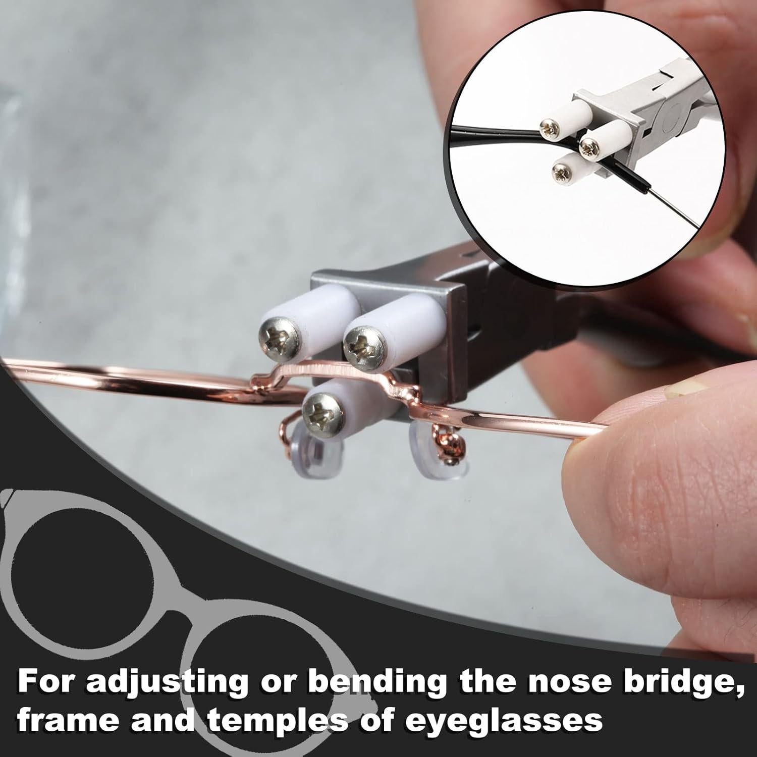 Pinzas de Templo Flexible 15 cm Trident con Destornillador