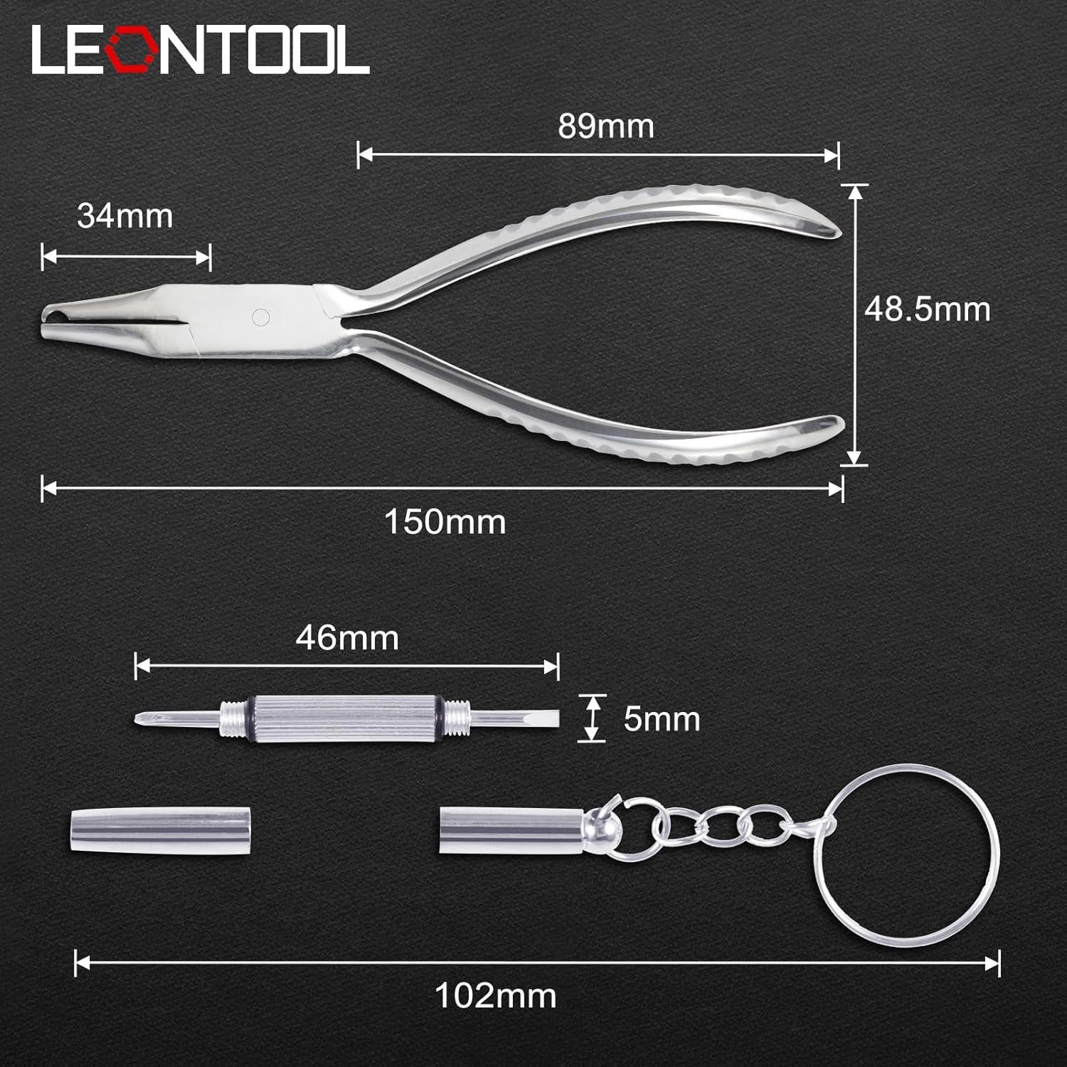 Pinzas para Gafas LEONTOOL con Destornillador 15,24 cm