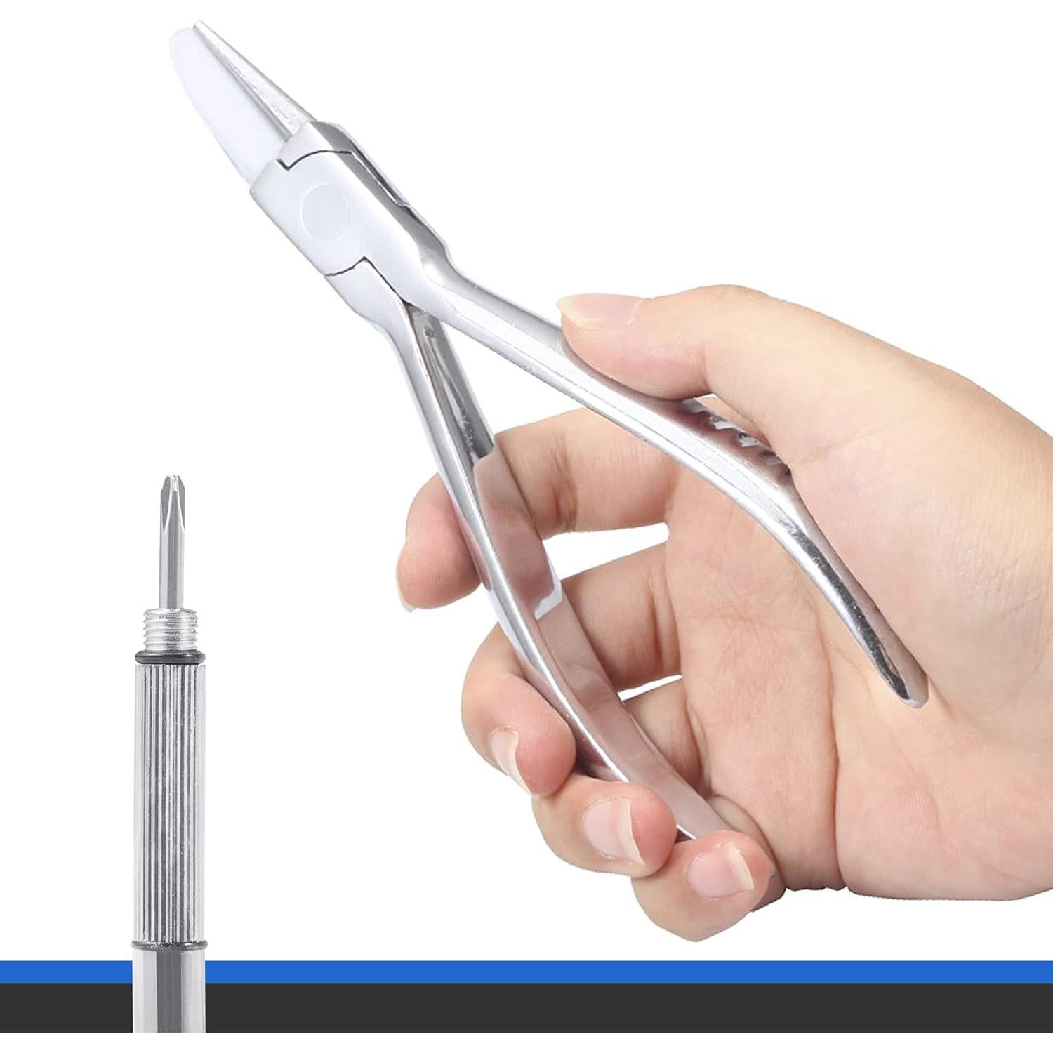 Alicates de Gafas LEONTOOL con Destornillador Mini 15 cm