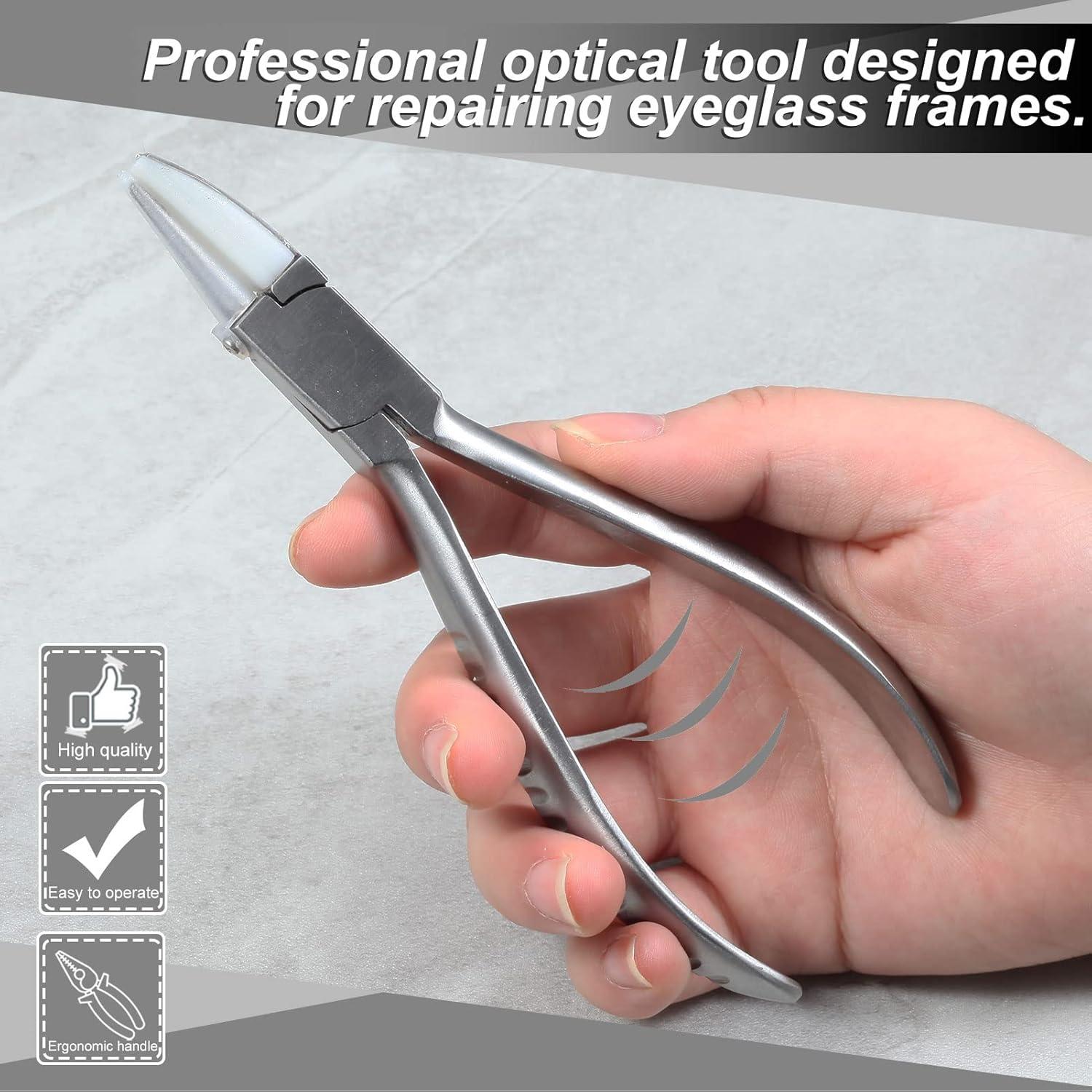 Alicates para Gafas LEONTOOL 15 cm con Destornillador