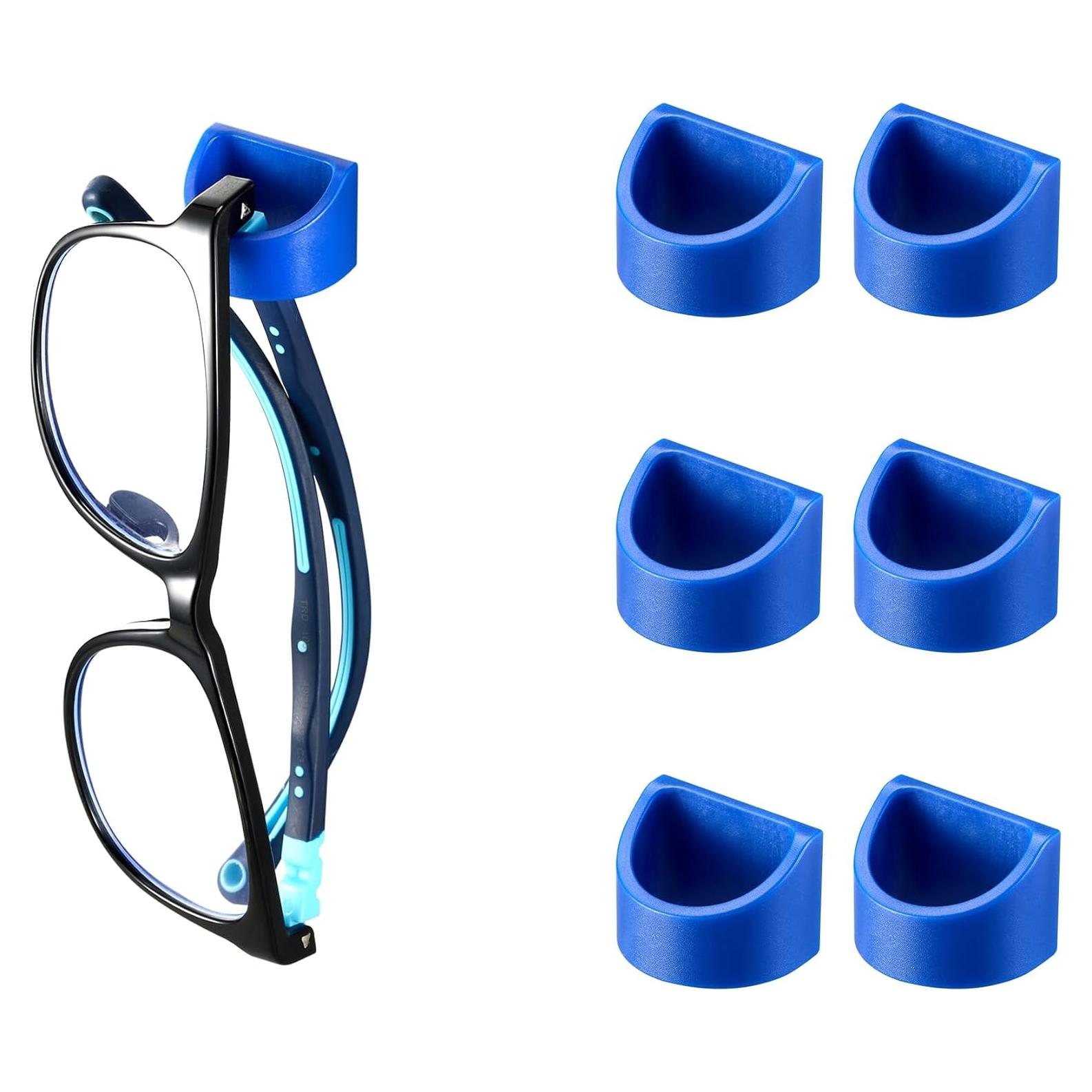 Organizador de Gafas 6 Piezas Gdnmpat Soporte Adhesivo Azul