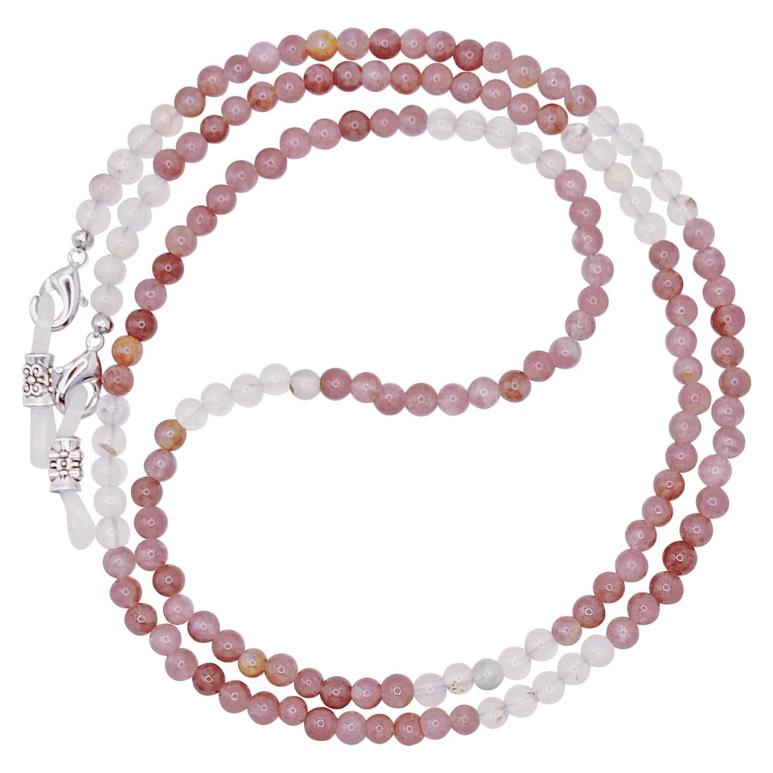 Cadena de Gafas Elegante con Perlas y Cobre 69.85 cm