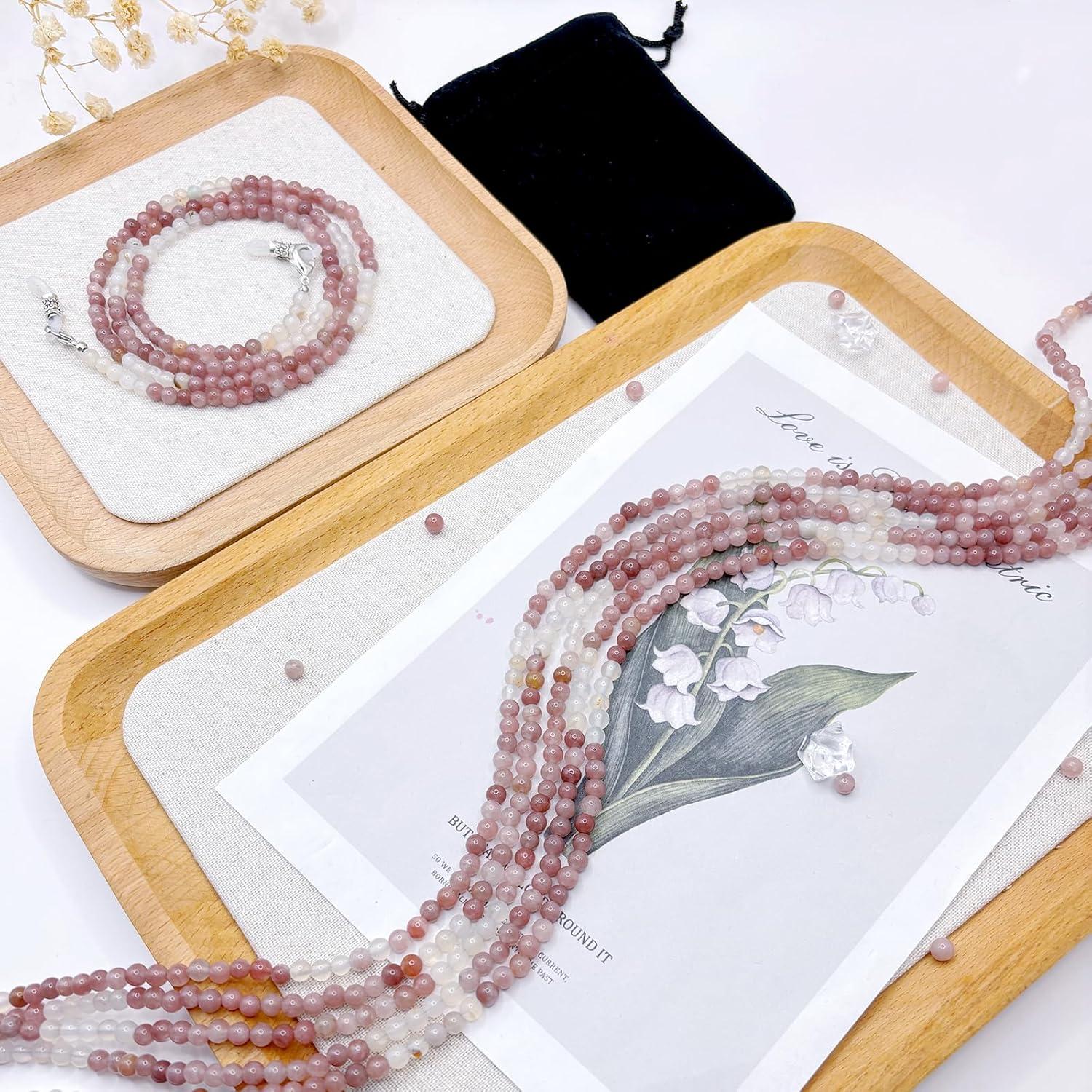 Cadena de Gafas Elegante con Perlas y Cobre 69.85 cm