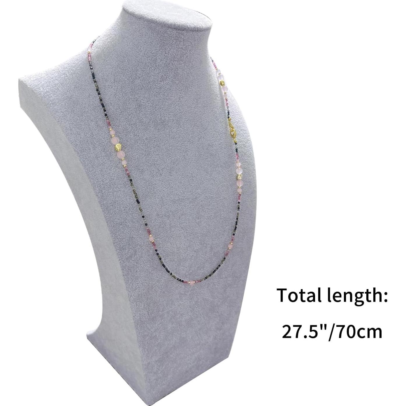 Cadena de Gafas Elegante con Perlas Rosa - Correa Unisex