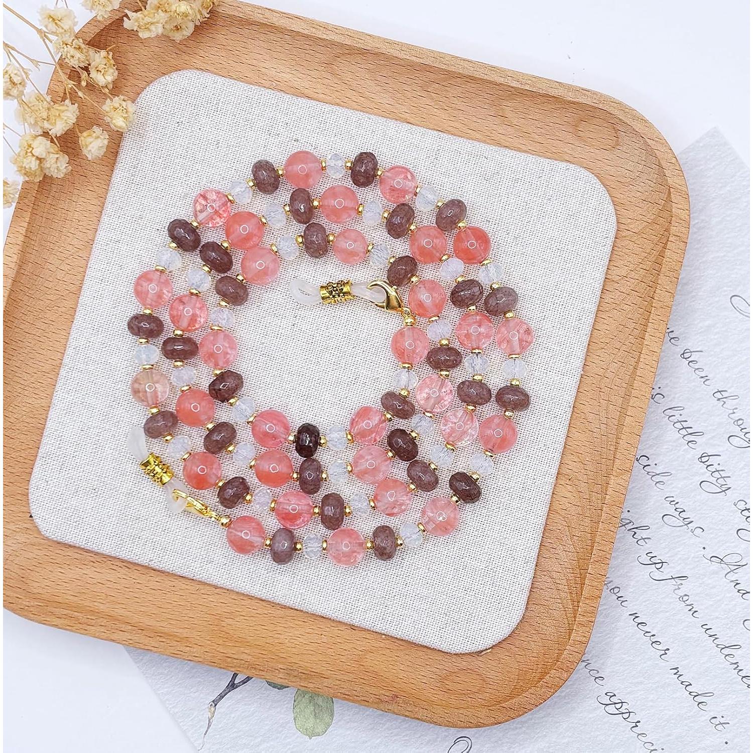 Cadena de Gafas Multicolor con Cuentas y Charm Premium