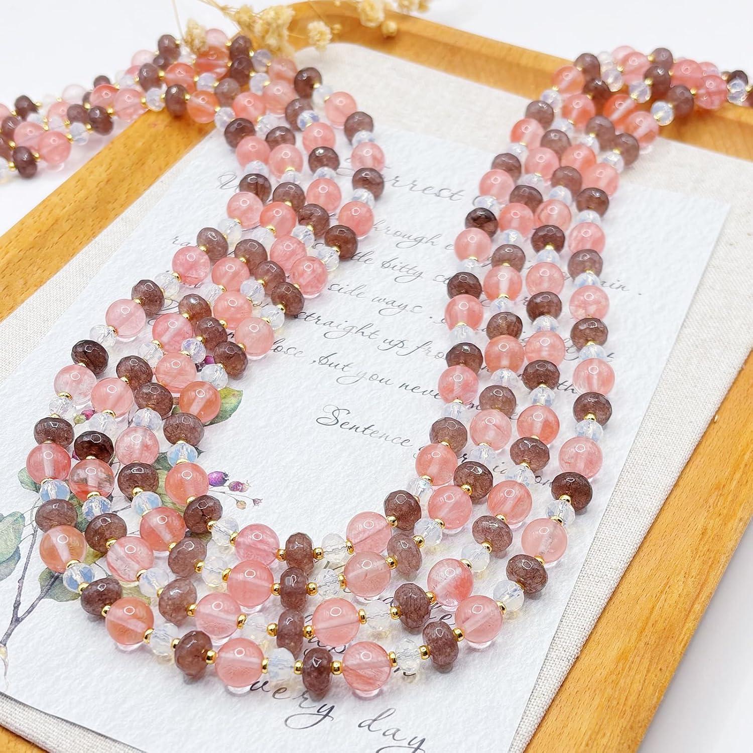 Cadena de Gafas Multicolor con Cuentas y Charm Premium